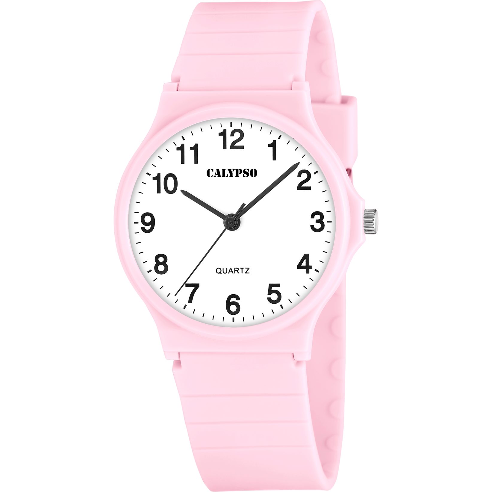 CALYPSO WATCHES Quarzuhr Easy Time K5880_2, Armbanduhr, Damenuhr, Silikonarmband, analog