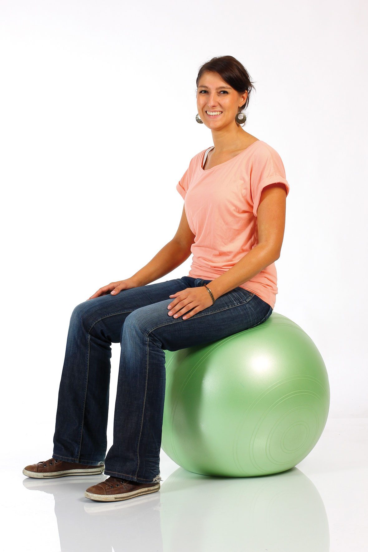 Togu Gymnastikball Togu Happyback® Fitnessball grün
