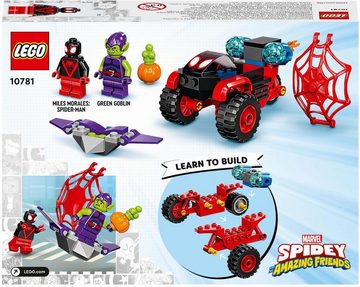 LEGO® Konstruktionsspielsteine Miles Morales: Spider-Mans Techno-Trike (10781), LEGO® Marvel, (59 St)