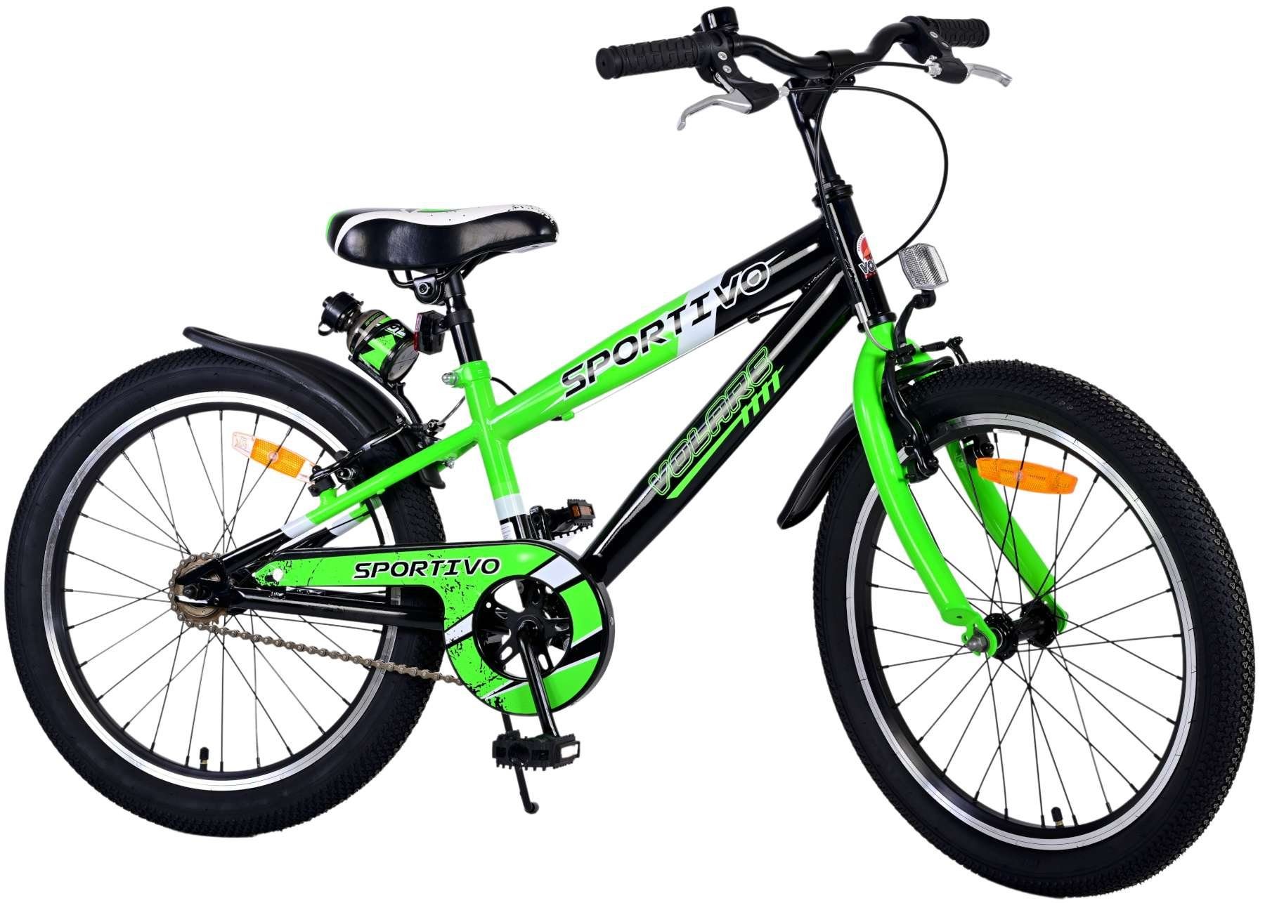 Kinderfahrrad Sportivo - Jungen - 20 Zoll - blau oder grün - bis 115 kg