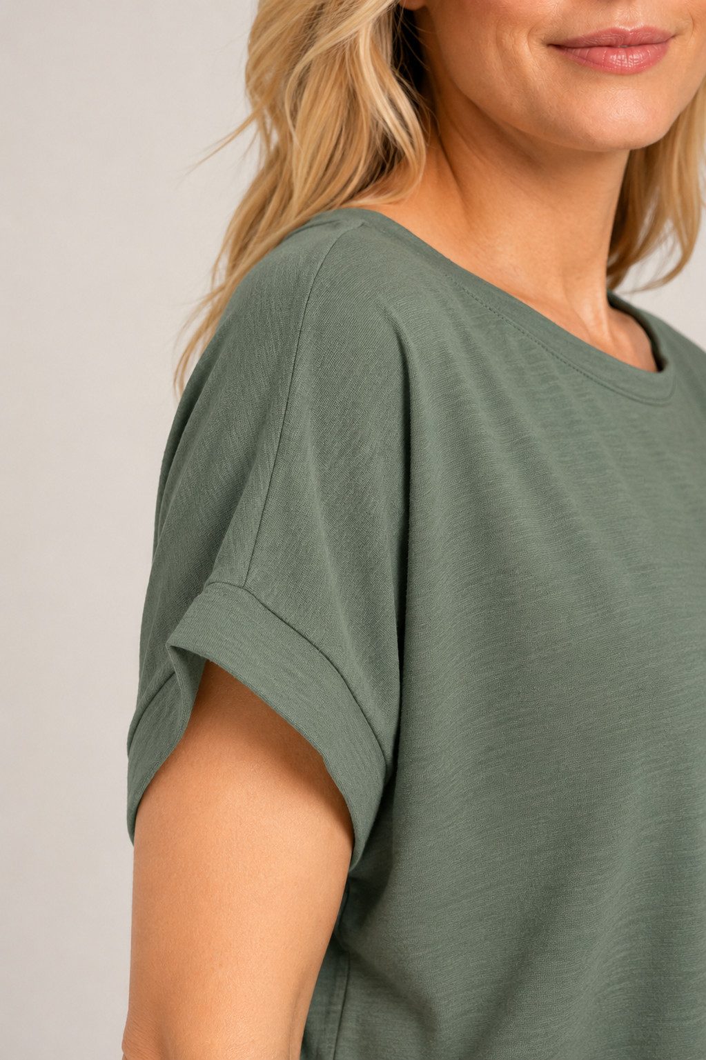 ITALY VIBES Kurzarmbluse - sommerliche Bluse - Blusenshirt Damen mit Knotendetail ONE SIZE / passend für Größe S - L