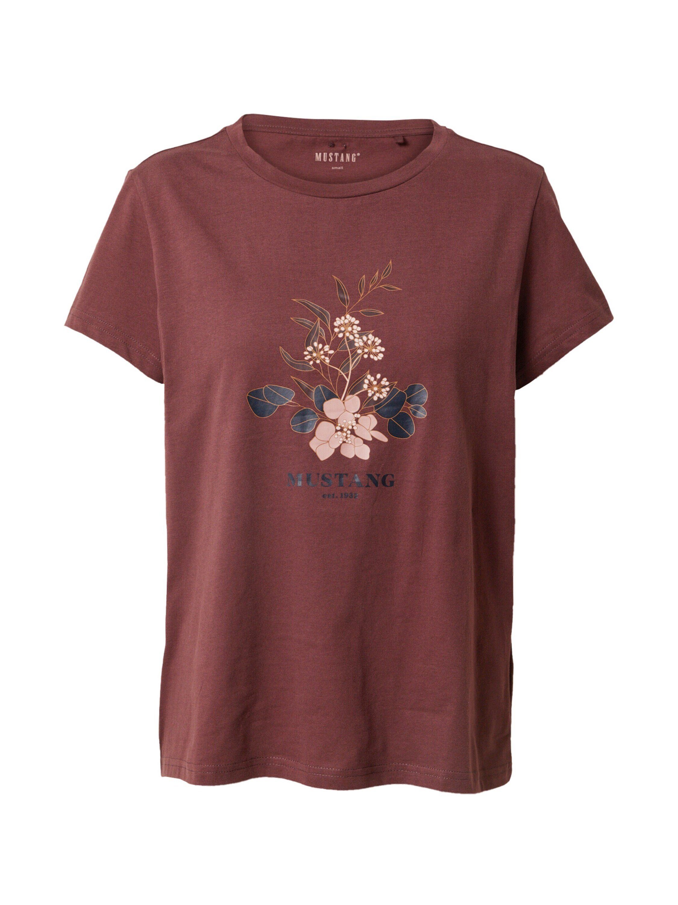 MUSTANG T-Shirt Alina (1-tlg) Plain/ohne Details, Weicher Griff