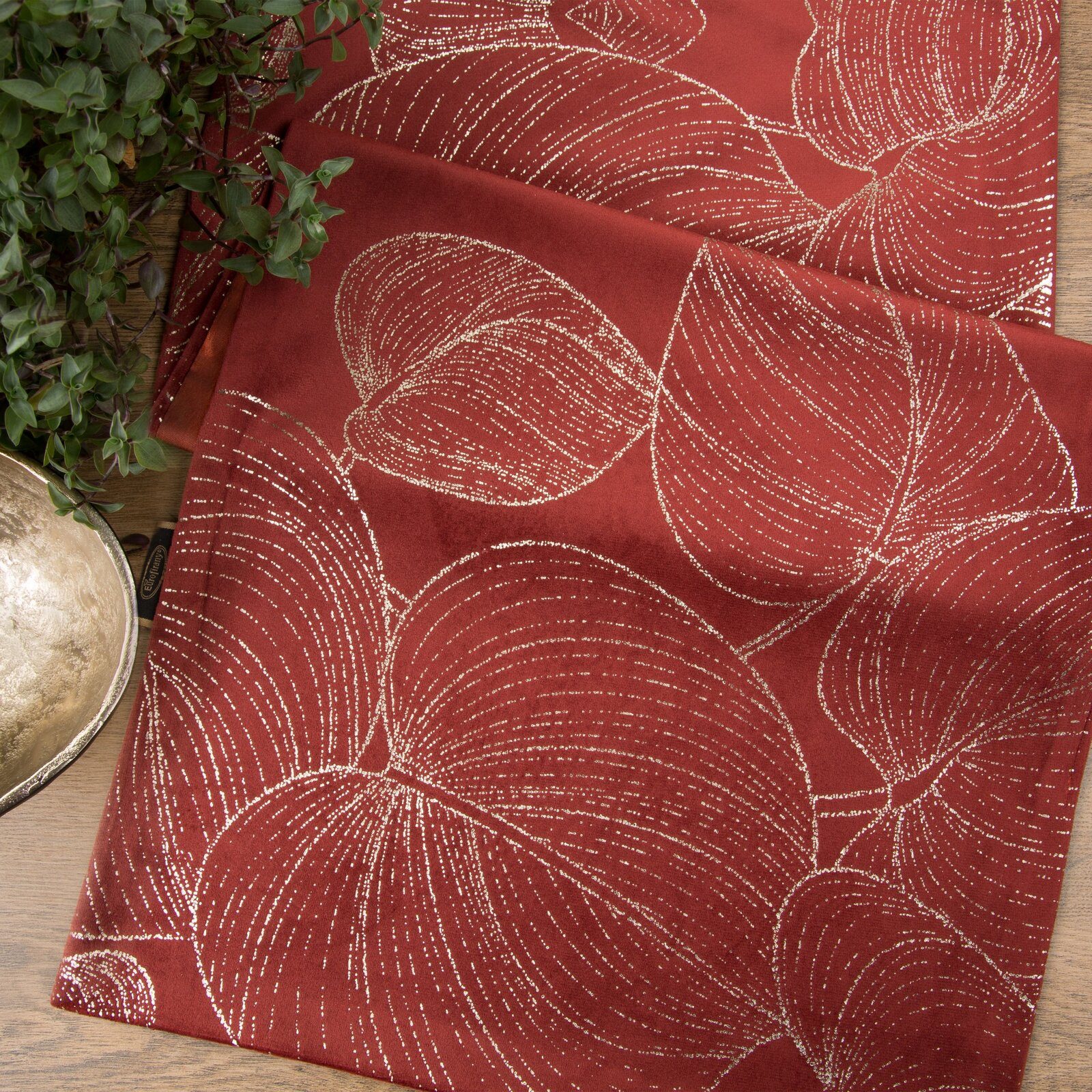 Eurofirany Tischdecke BLINK (Packung 1-tlg), Tischläufer, Samt, Velvet, 35x140 cm, 35x180 cm, 35x220 cm – Bild 3 von 4