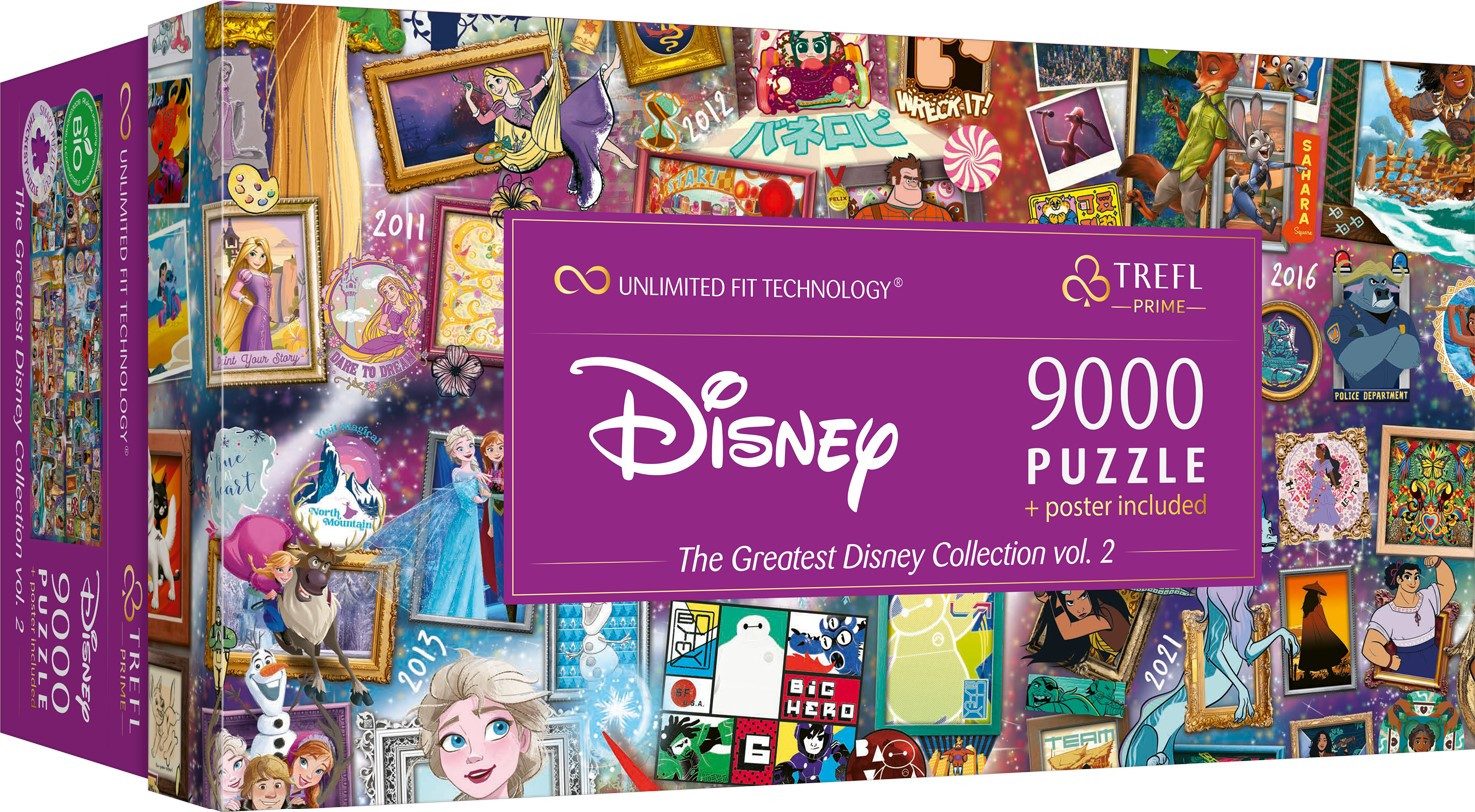 Trefl Puzzle Trefl, The Greatest Disney Collection Vol. 2, 9000 Teile Puzzle, 9000 Puzzleteile