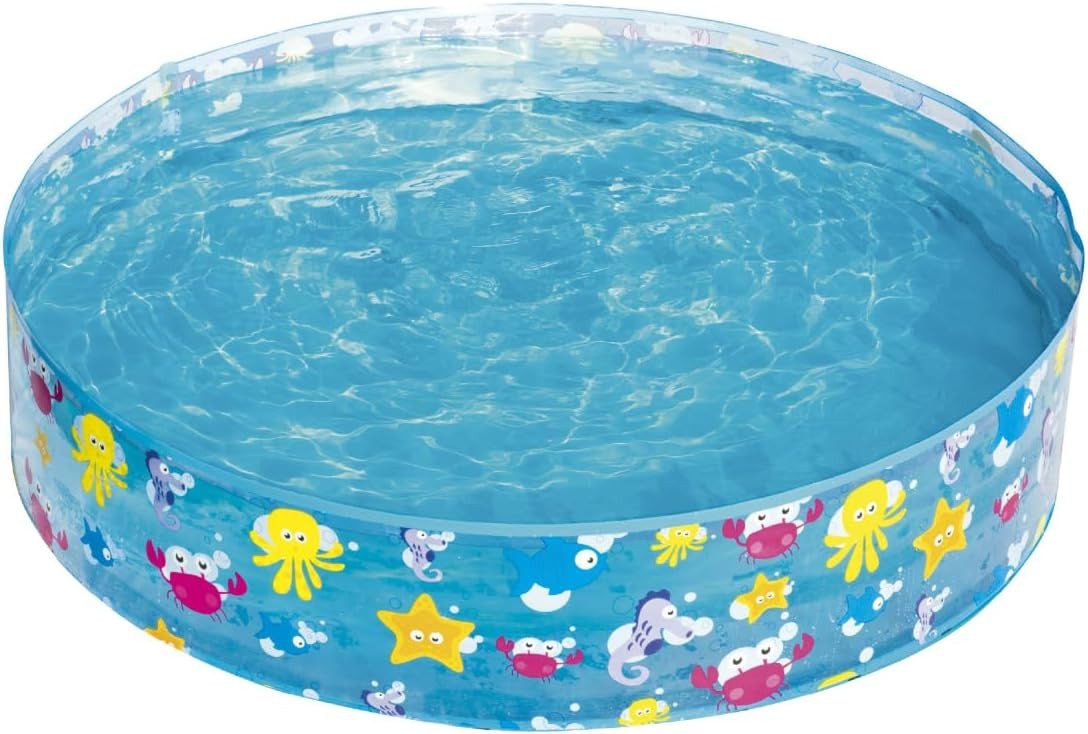 FELIXLEO Planschbecken FillN Fun Planschbecken Sparking Sea 122x25 cm Kinderpool, (1-tlg)