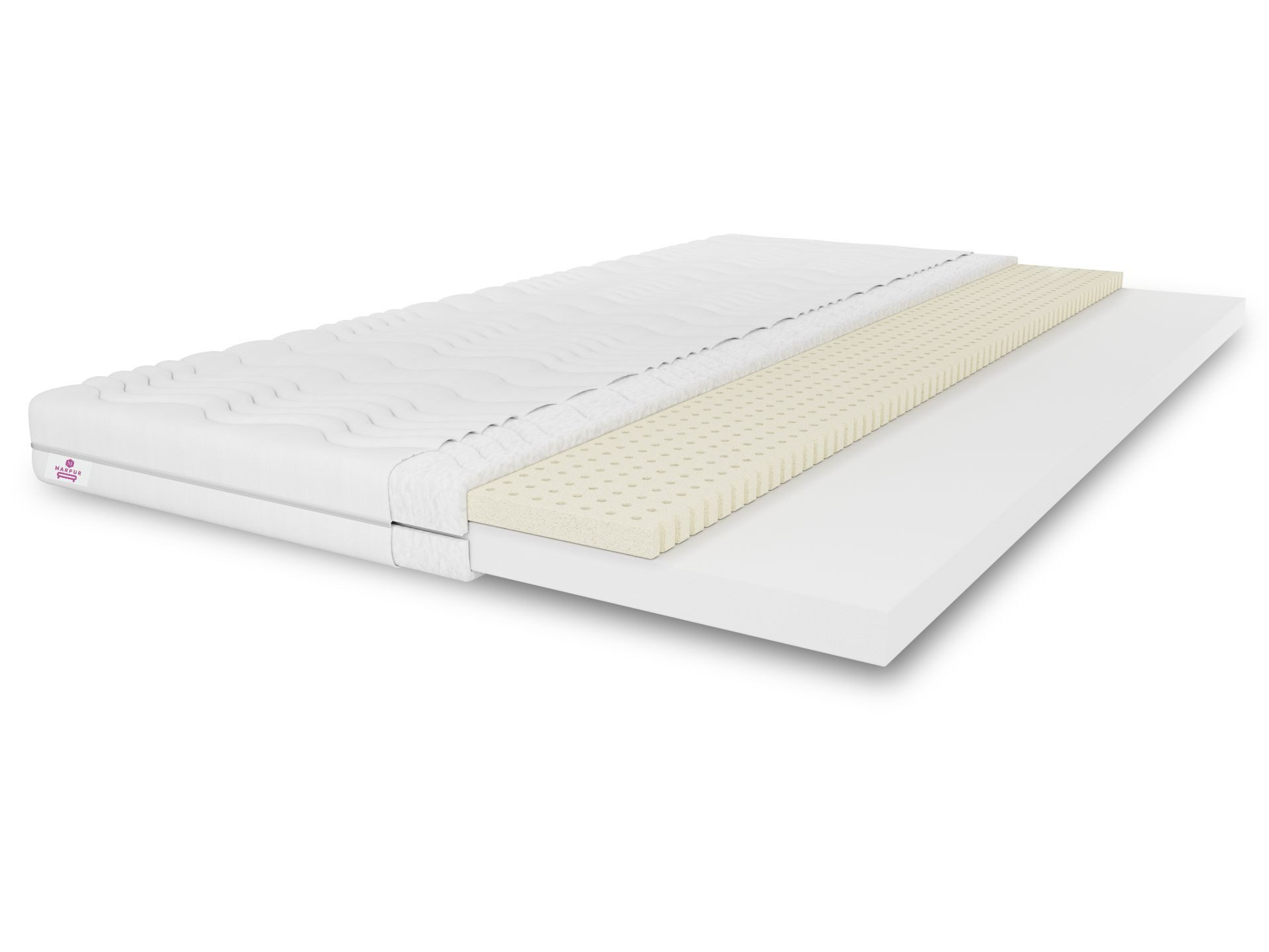 MARPUR, Topper Matratzentopper TOP5, Latexauflage ink. Bezug, mittelhart: H günstig online kaufen