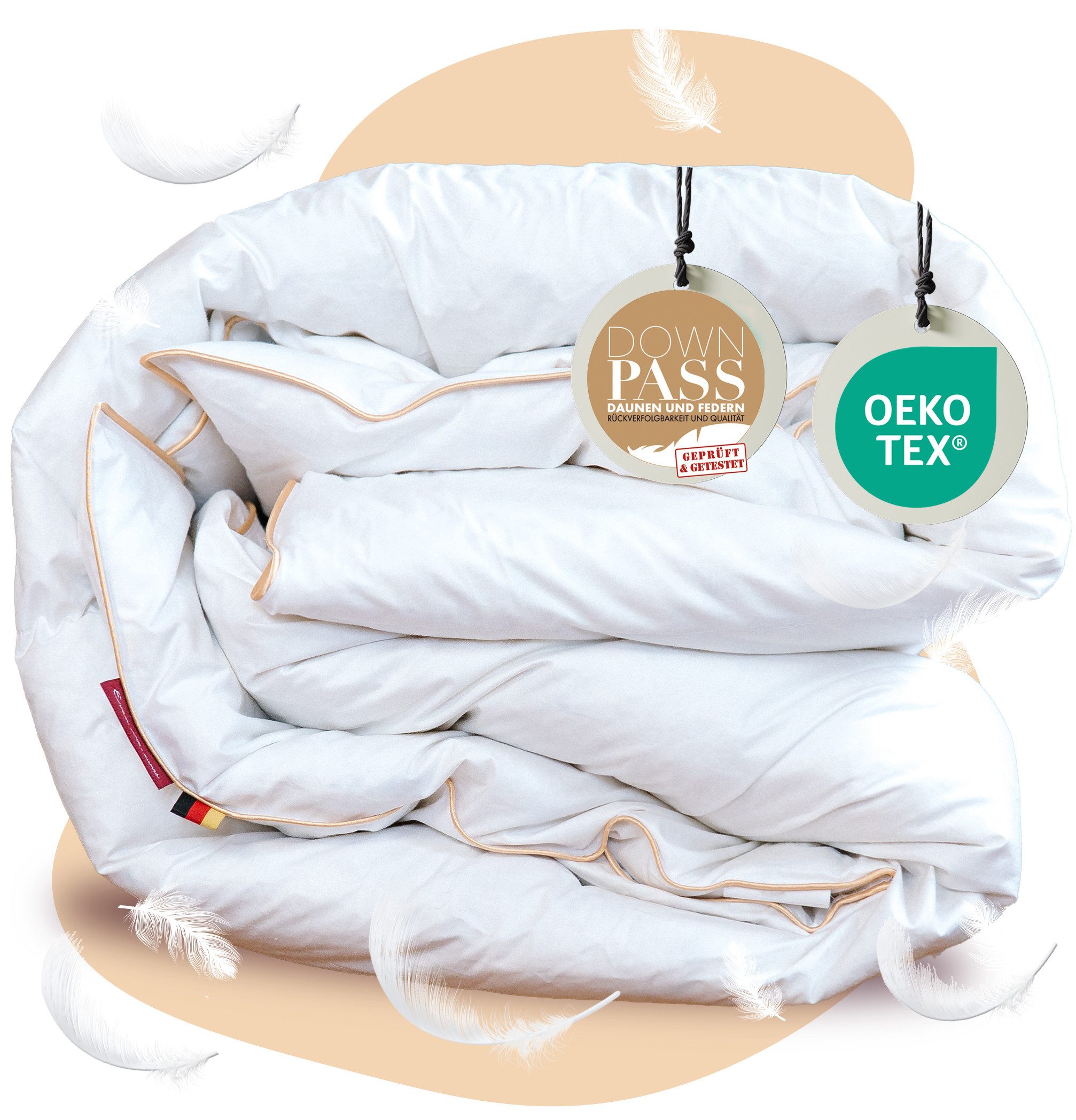 EVAN BROWNS Federbettdecke Bettdecke mit 90% Federn und 10% Daunen - Feder günstig online kaufen