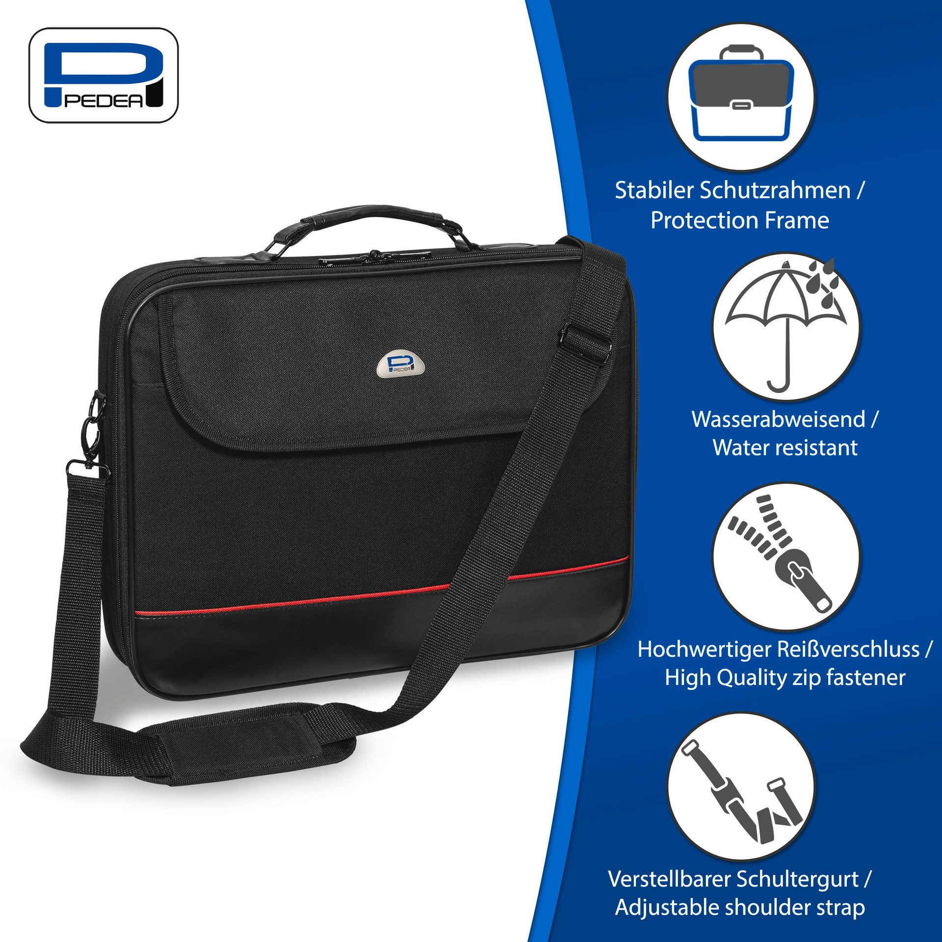PEDEA Laptoptasche Notebooktasche TRENDLINE 17,3 (43,9cm) günstig online kaufen