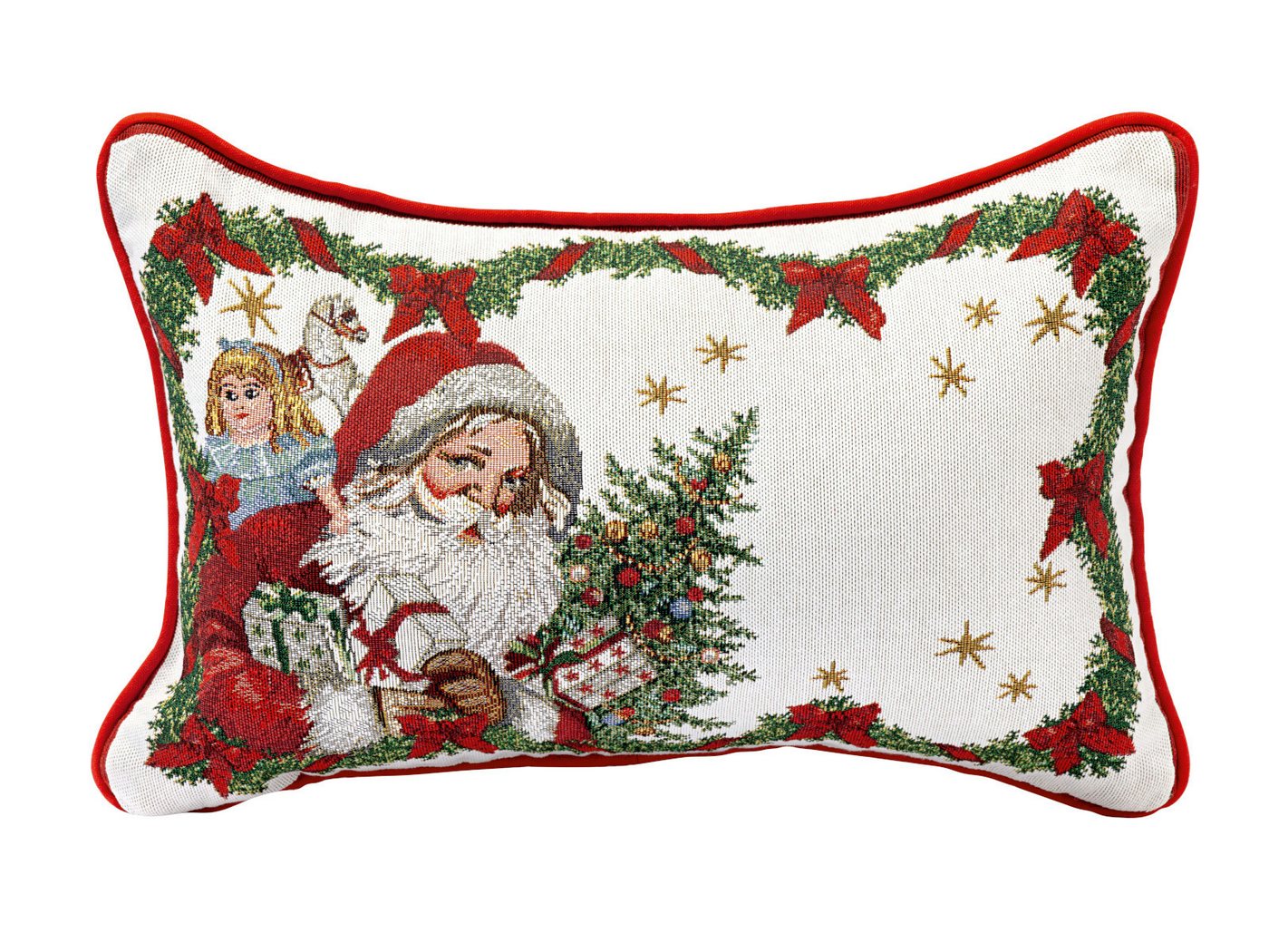 Villeroy & Boch Weihnachtsfigur Toy's Fantasy Gobelin Wendekissen Santa