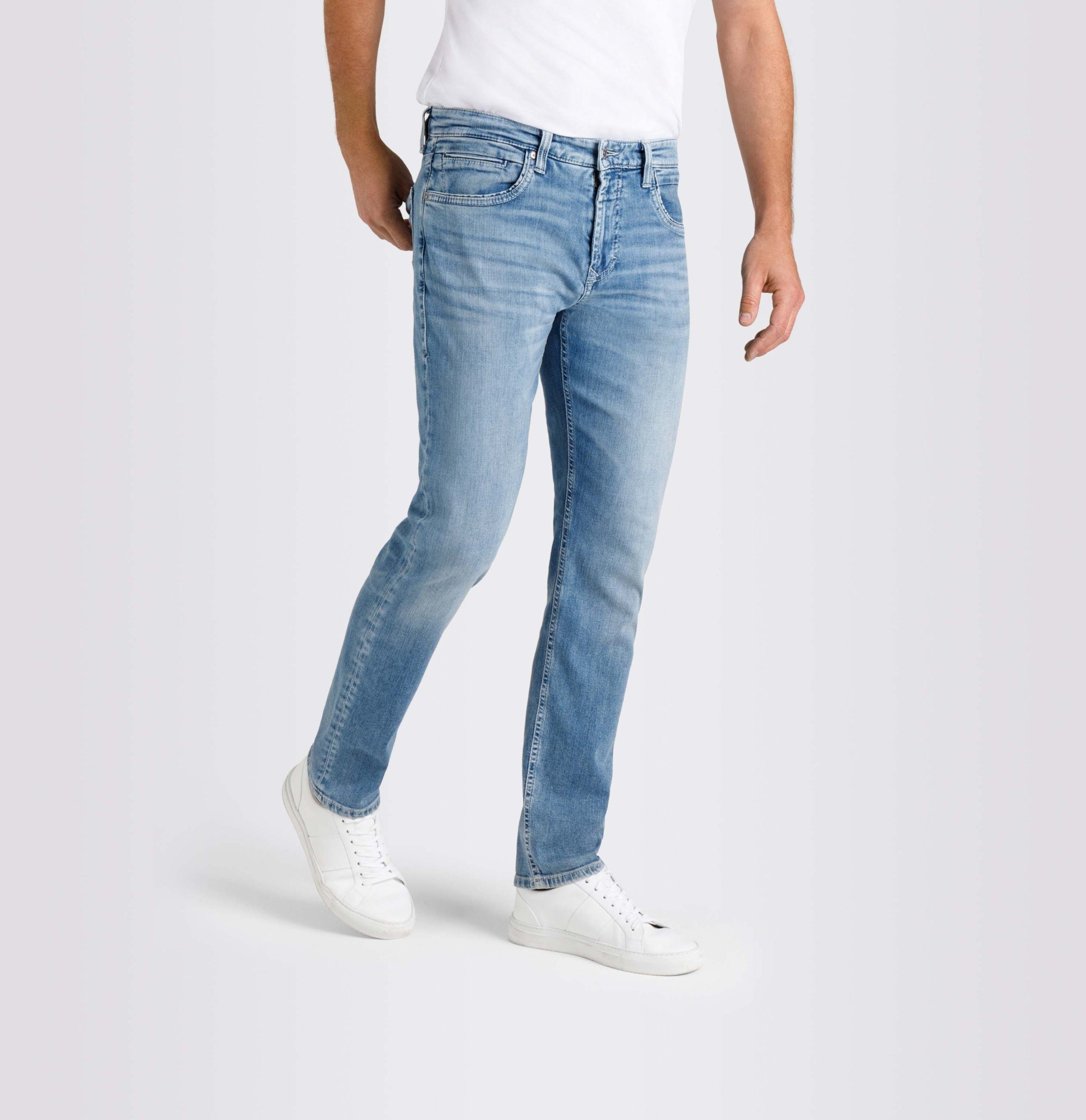 5-Pocket-Jeans MAC JEANS - Arne Pipe, Workout DenimFlexx Hellblau