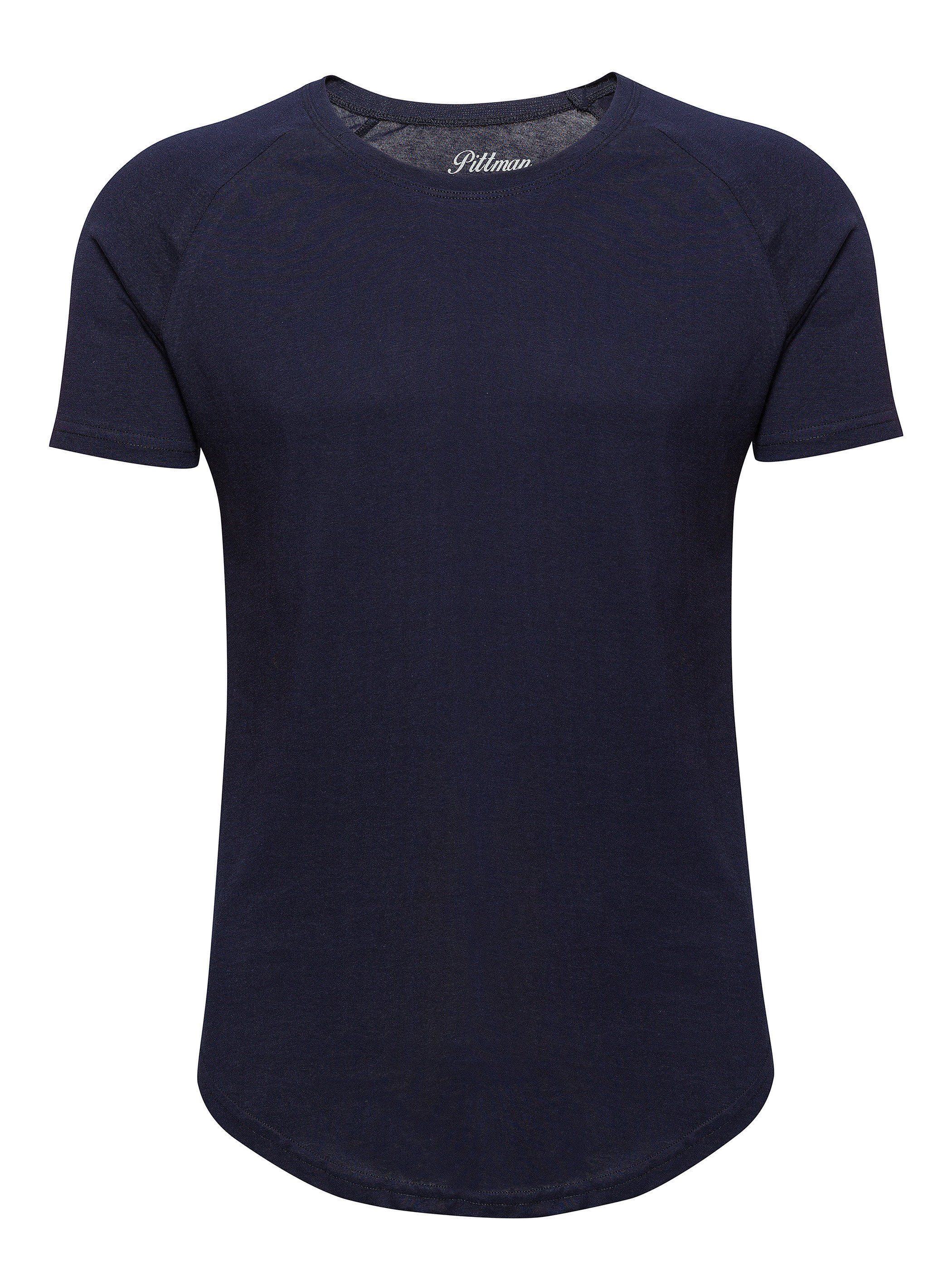 Pittman T-Shirt Pittman - Quin Oversize Basic Tee Crew Neck (1-tlg)