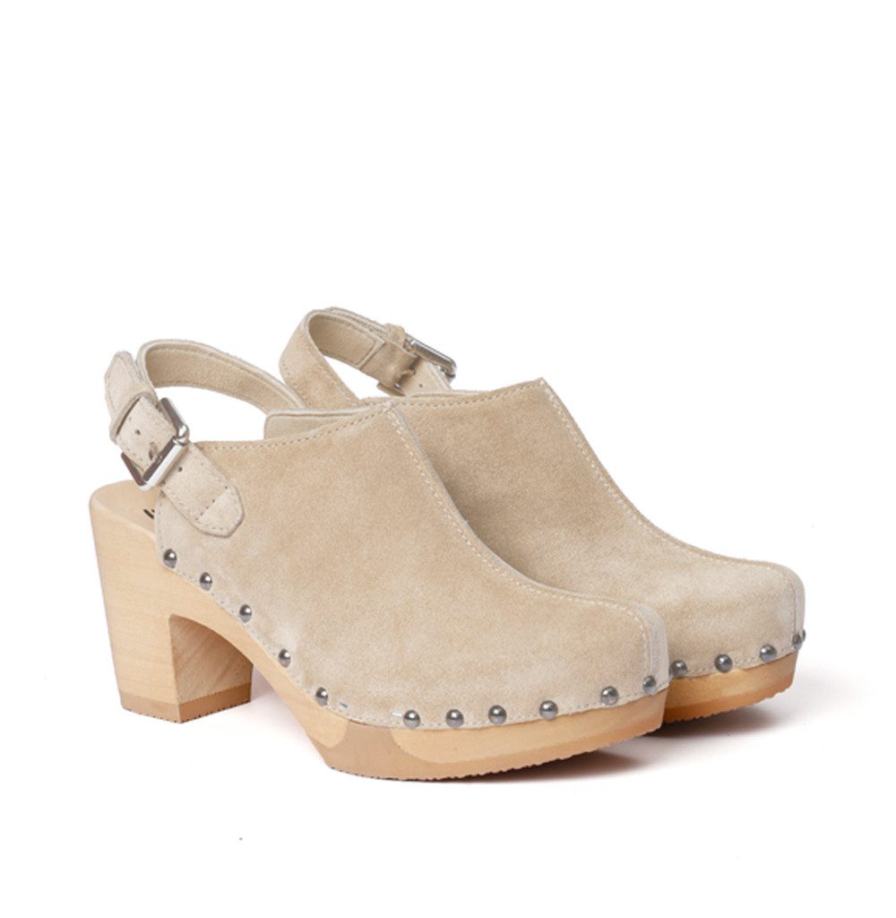 Softclox SABA Kaschmir taupe (natur) Clog günstig online kaufen