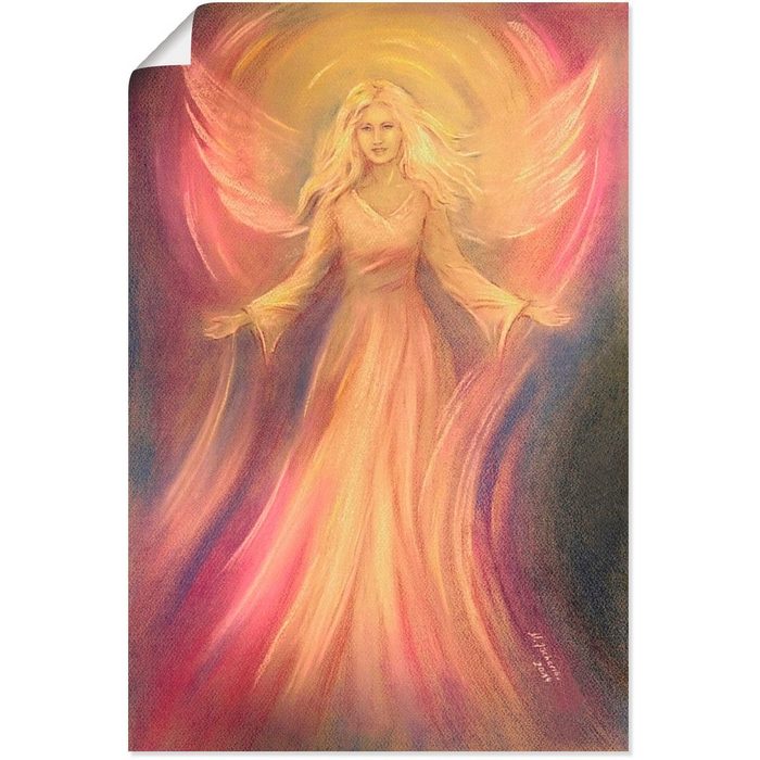 Artland Wandbild Engel Licht Liebe - Spirituelle Malerei Religion (1 St) als Alubild Leinwandbild Wandaufkleber oder Poster in versch. Größen