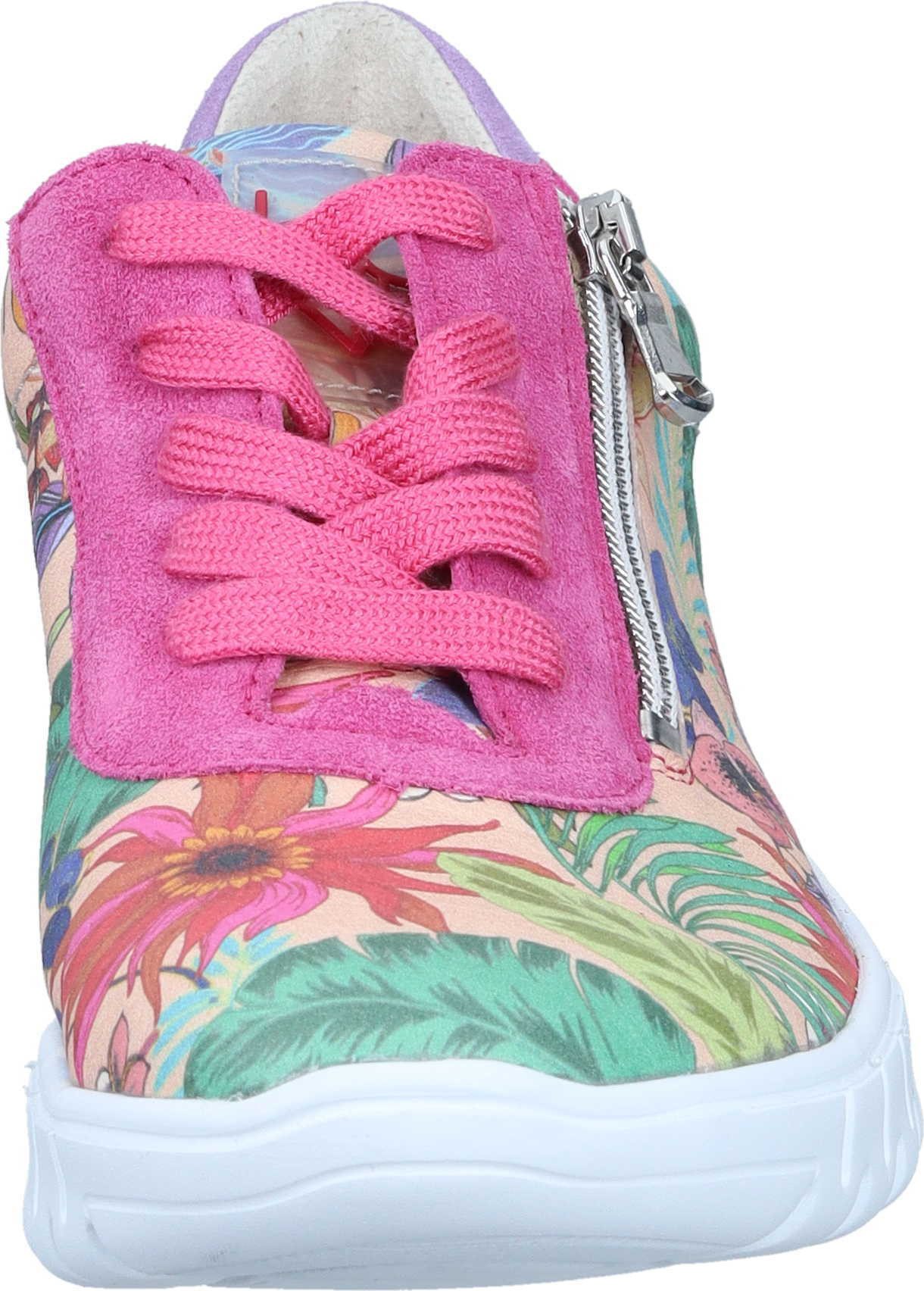 Waldläufer Schnürer Schnürschuh aus Velours/Leder