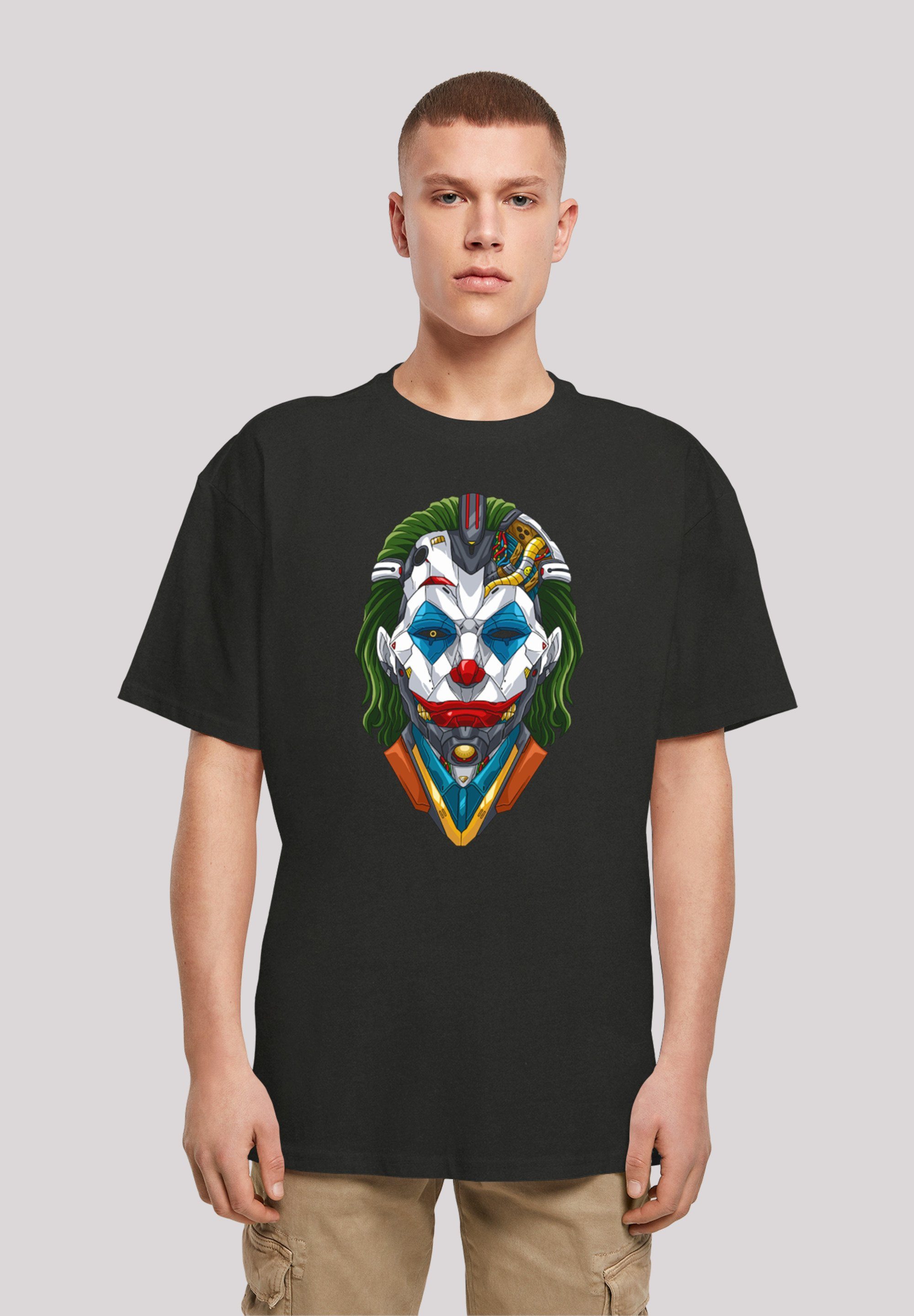 schwarz Print Cyberpunk Joker F4NT4STIC CYBERPUNK T-Shirt STYLES
