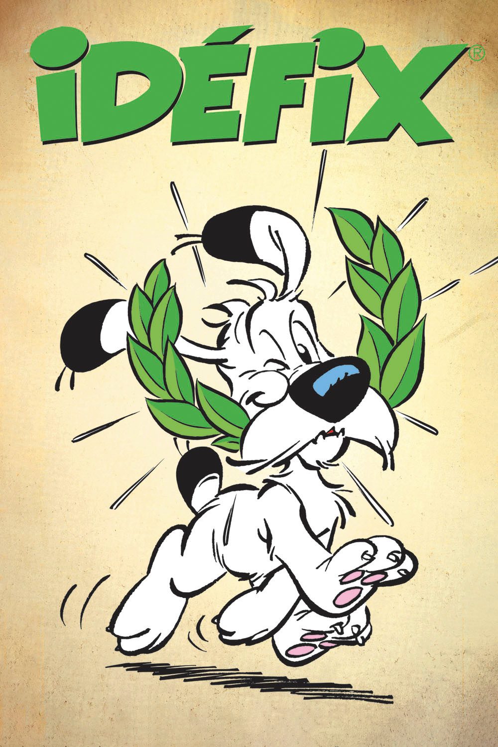 LuckyLinde Leinwandbild Idefix, Cartoon, Comic, Fantasy, Figuren, Film, Filmfiguren (1 St), Canvasbild Wanddeko Bild zum Film "Kampf der Häuptlinge"