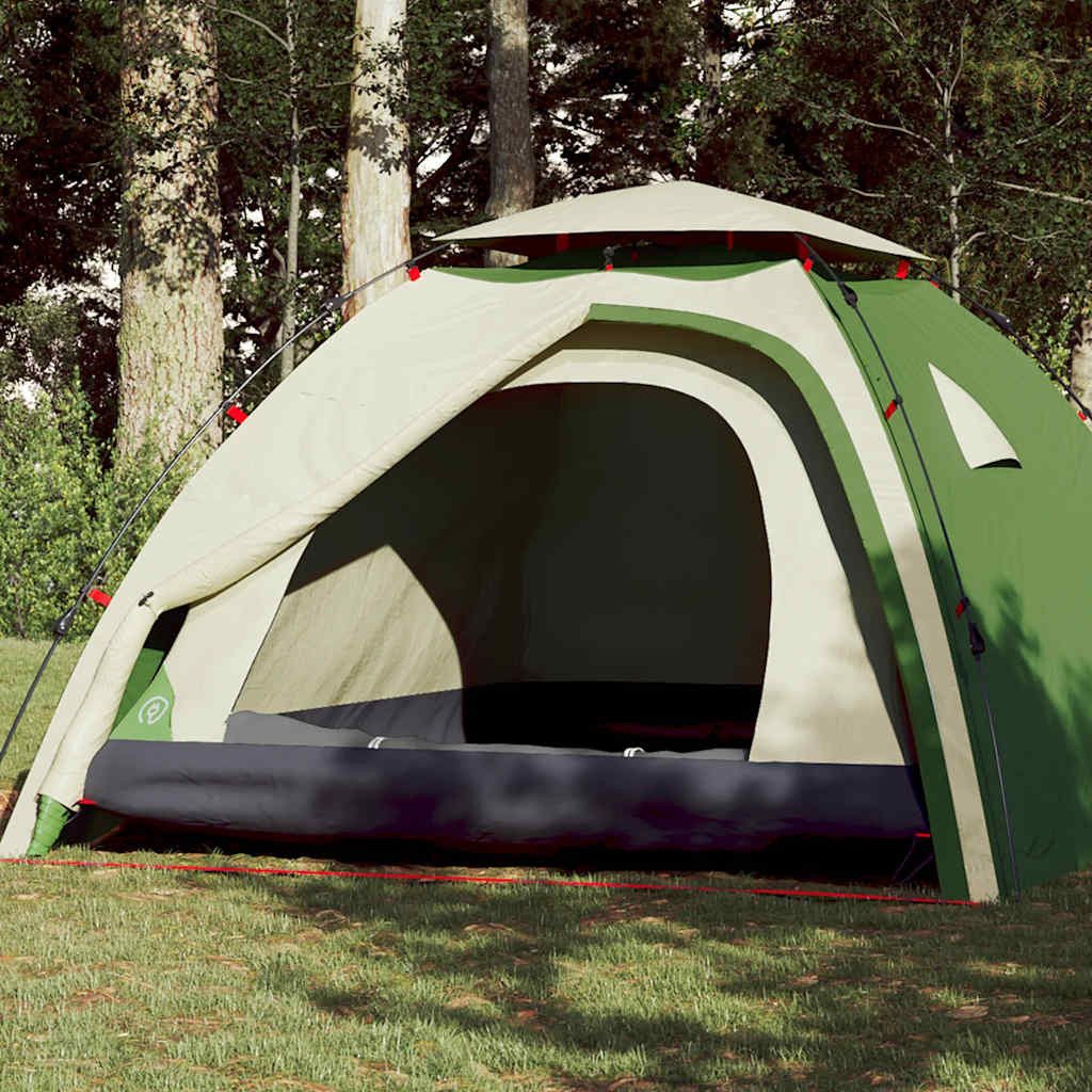 Faltzelt Campingzelt Kuppel 326x260x175 cm Grün