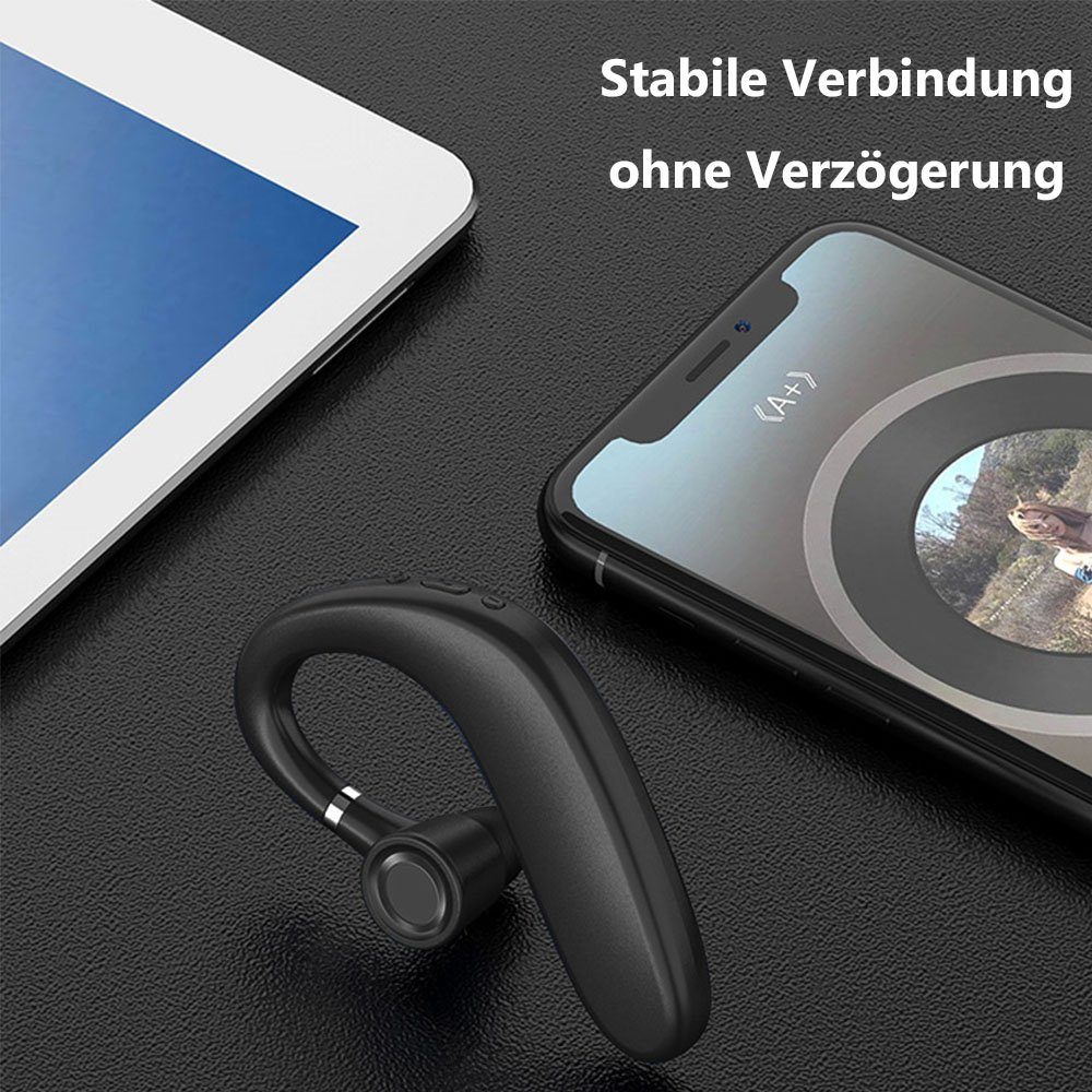 GelldG schwarz Bluetooth-Kopfhörer Kopfhörer 5.0, (Bluetooth) Bluetooth-Headset
