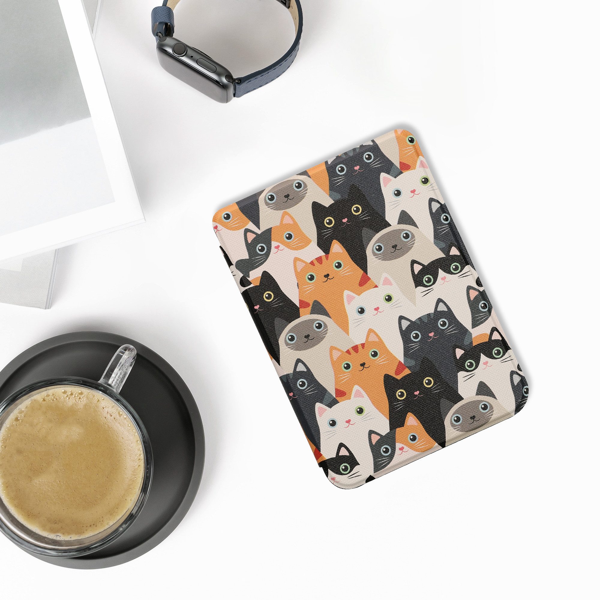 kwmobile E-Reader-Hülle Klapphülle für Kobo Clara BW / Clara Colour / Tolino Shine (5) / Shine, Hülle eReader