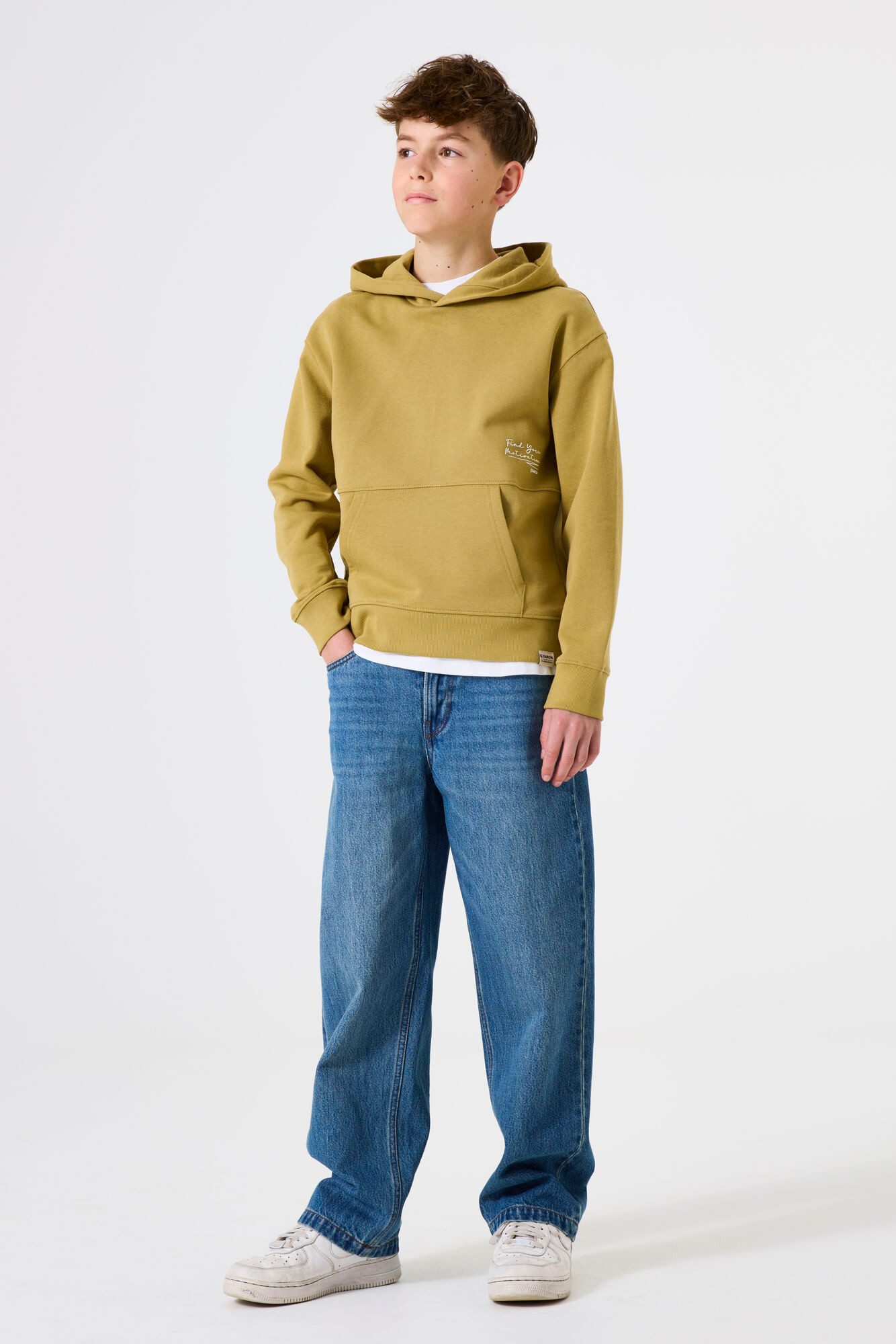 Garcia Sweatshirt mit Rückenprint
