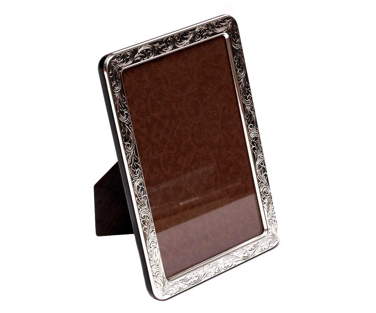 Brillibrum Bilderrahmen Fotorahmen 925er Sterlingsilber Foto-Format 10x15 cm Bilderrahmen