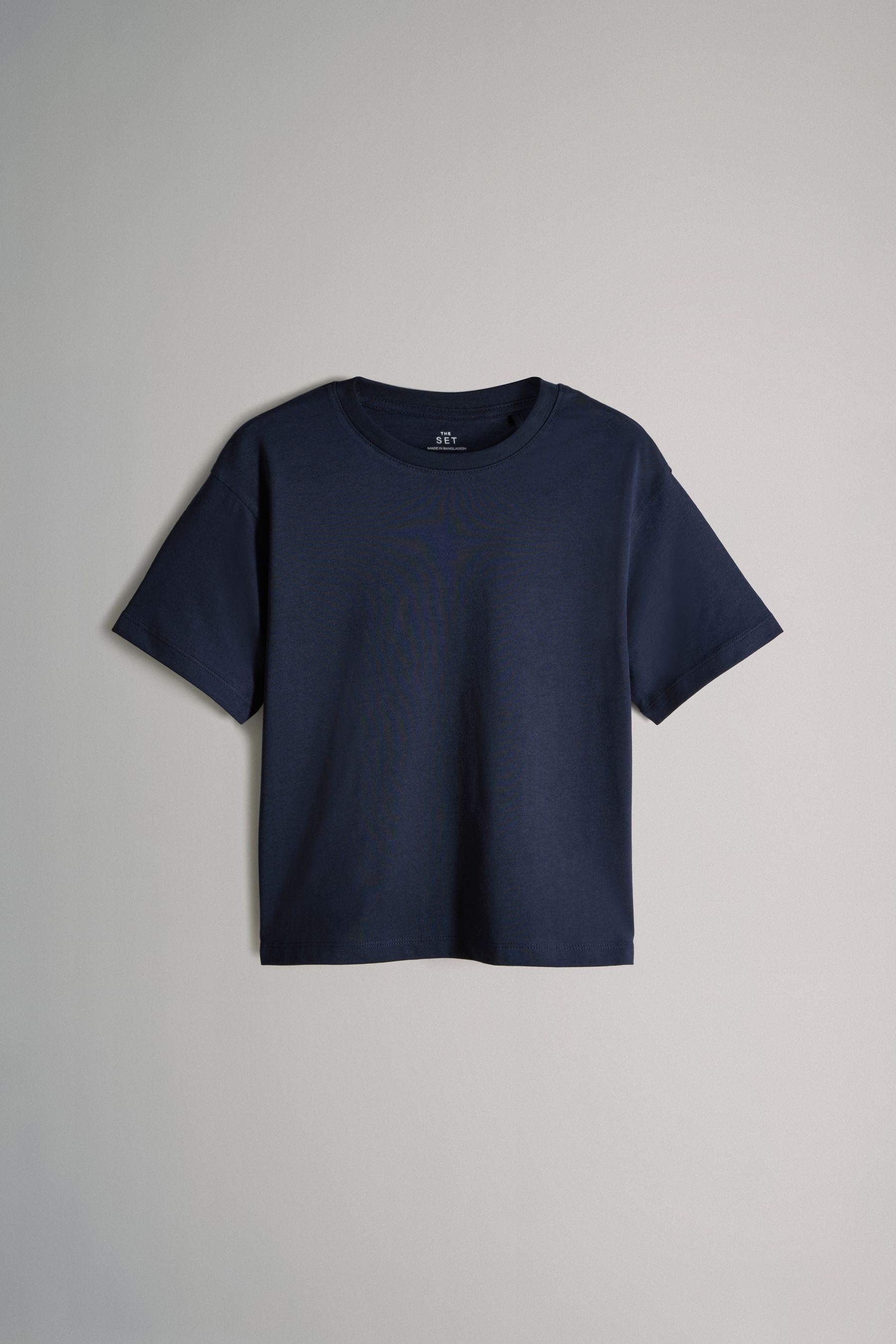 The Set T-Shirt The Set Oversized T-Shirts mit Streifen, 6er-Pack (6-tlg)