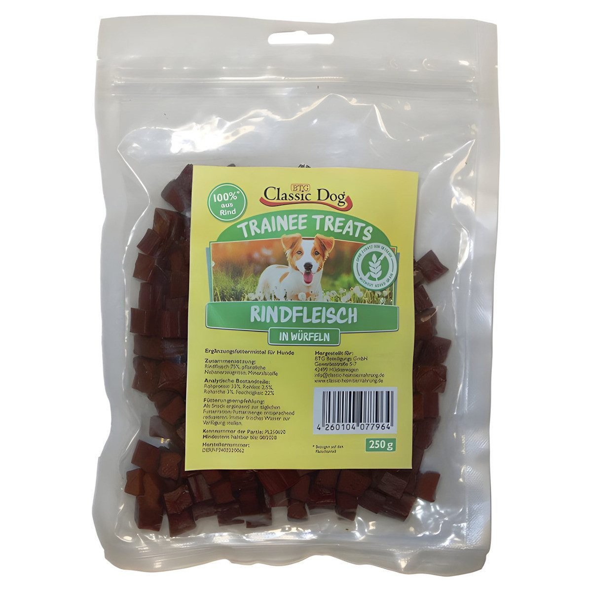 Classic Dog Trainee Treats Rindfleischwürfel 250 g, Snack für: Hund