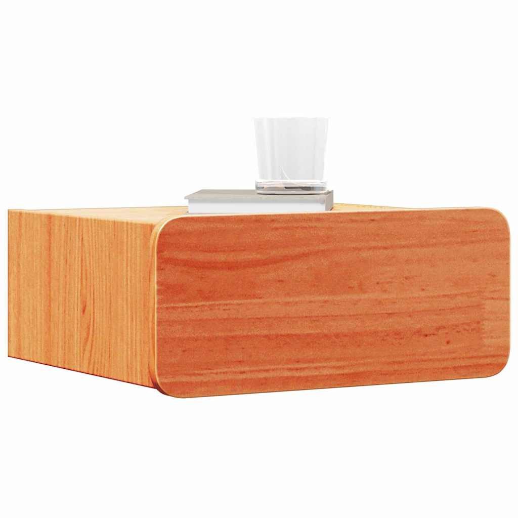vidaXL Nachttisch Nachttisch 2 pcs Wachsbraun günstig online kaufen