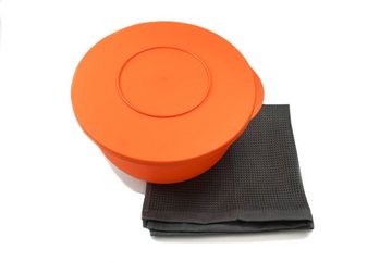 TUPPERWARE Back-Set Junge Welle Schüssel 2,5 L orange + GLASTUCH