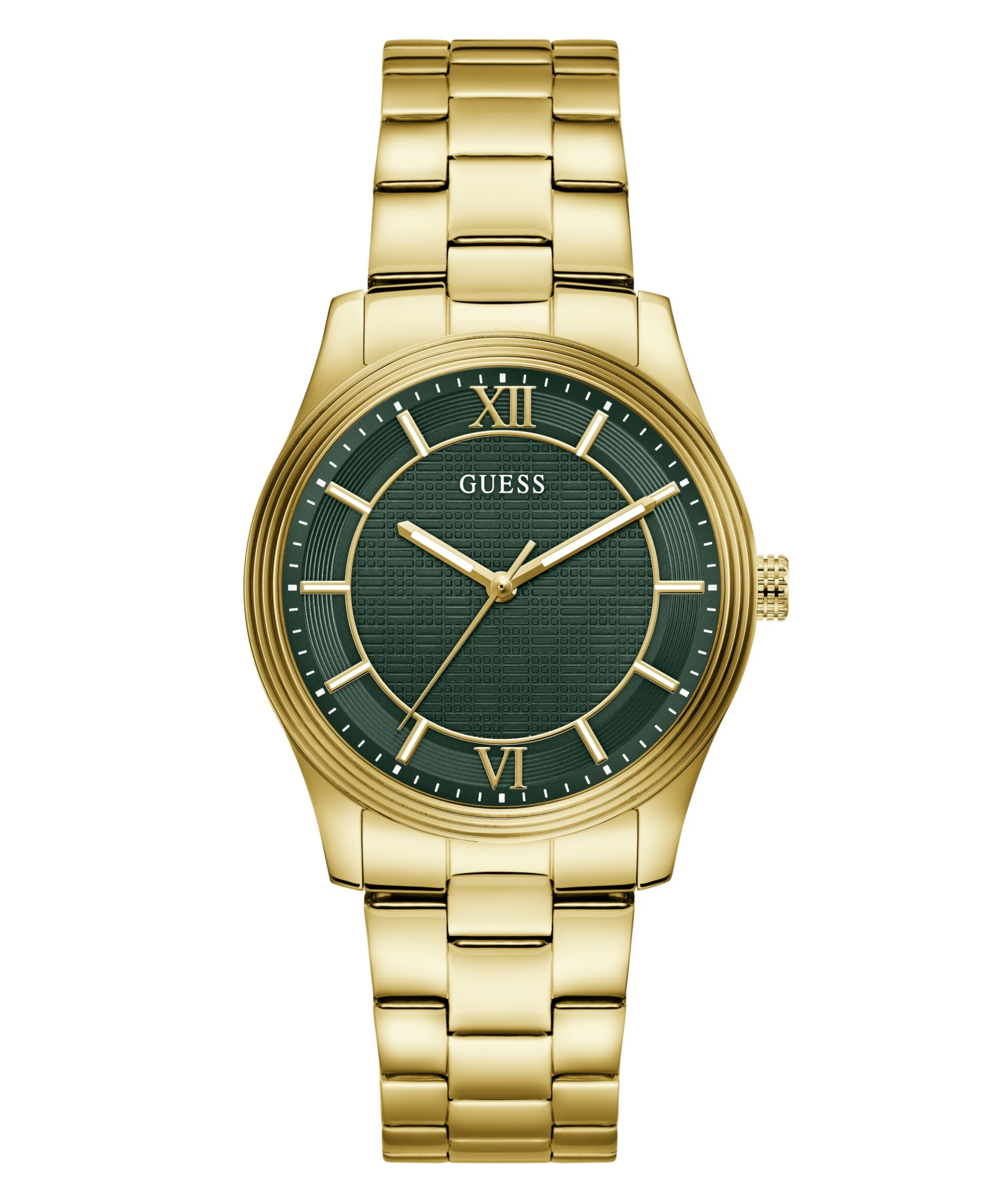 Guess Quarzuhr QUENTIN GW1127G2, Armbanduhr, Damenuhr, Herrenuhr, Edelstahlarmband, analog