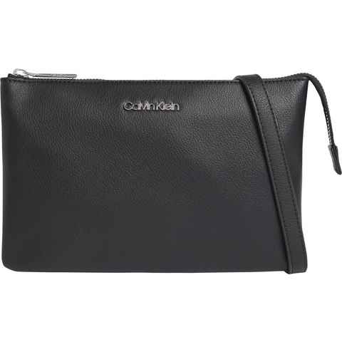 Calvin Klein Umhängetasche CK MUST EW DBL COMPARTMENT XBODY, mit geteiltem Hauptfach