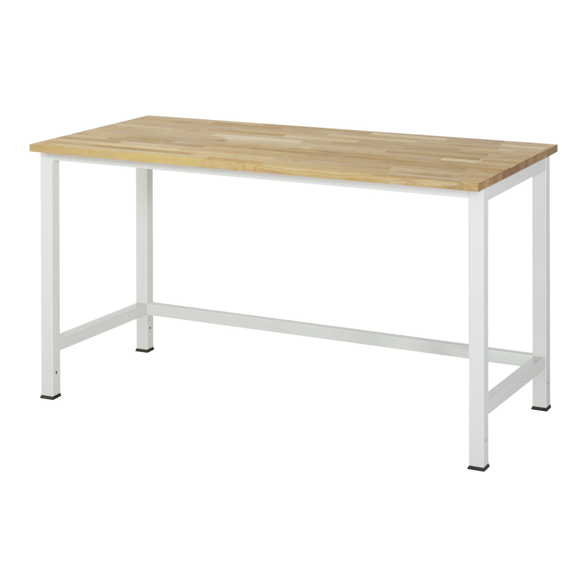 RAU Werkbank Rau Werktisch Buche-Massiv-Platte BxTxH 1500x800x825 mm
