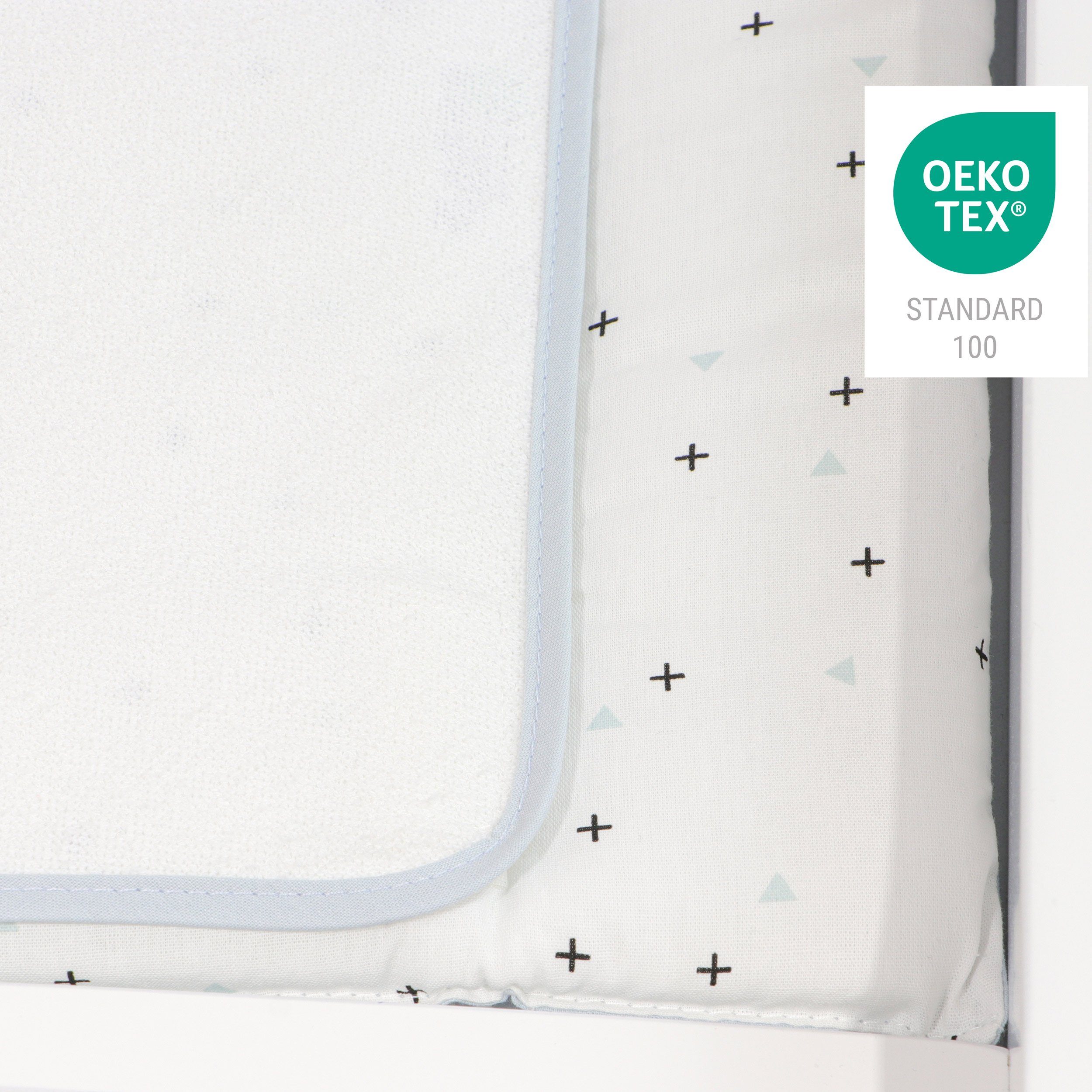 Puckdaddy GmbH Wickelauflage Hedda - Dino 42x76cm für Wickelbrett (1x Wickelauflage)