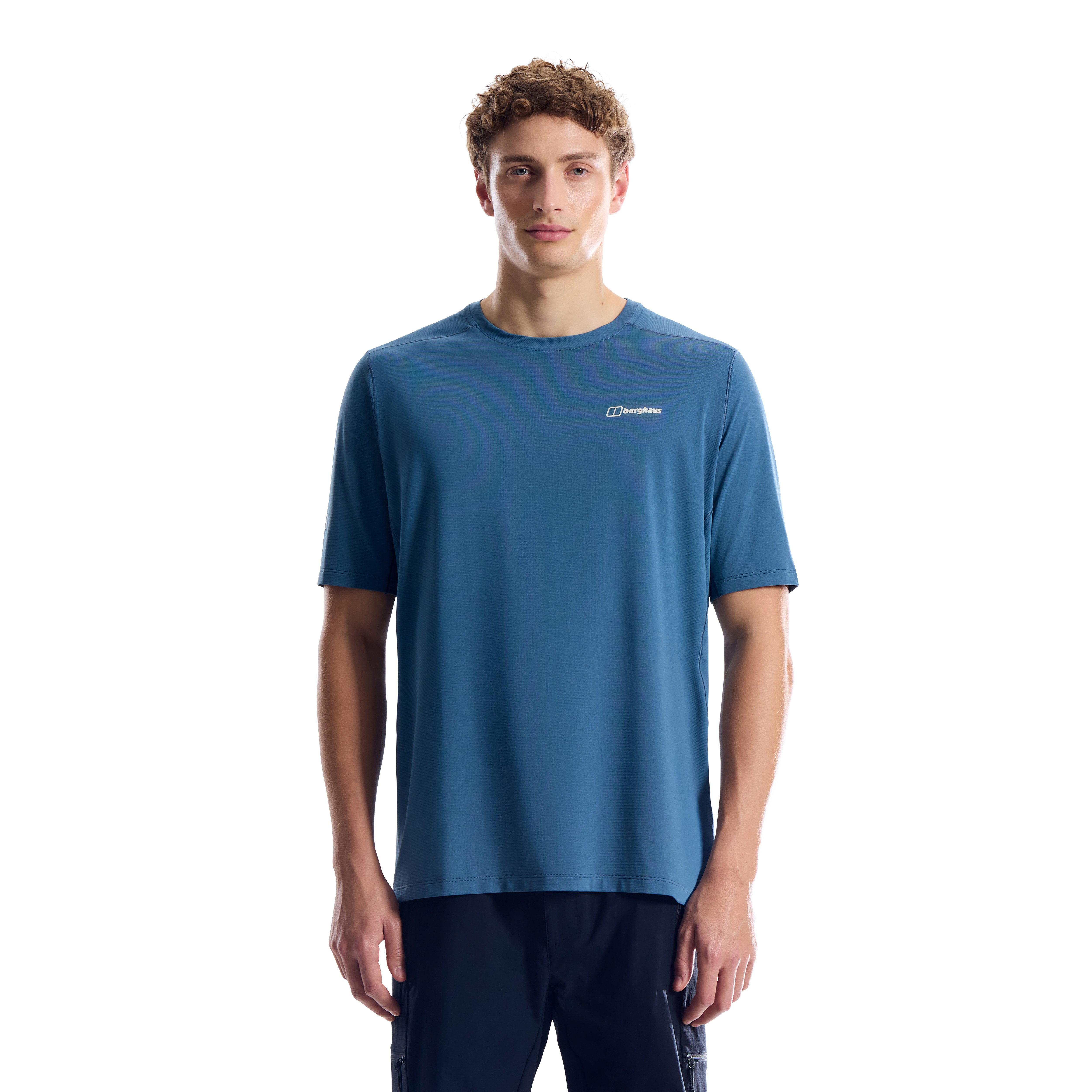 Berghaus T-Shirt BOWBURN TECH TEE AM aus Polyester und Elasthan, erhältlich in den Größen XS bis XXXL