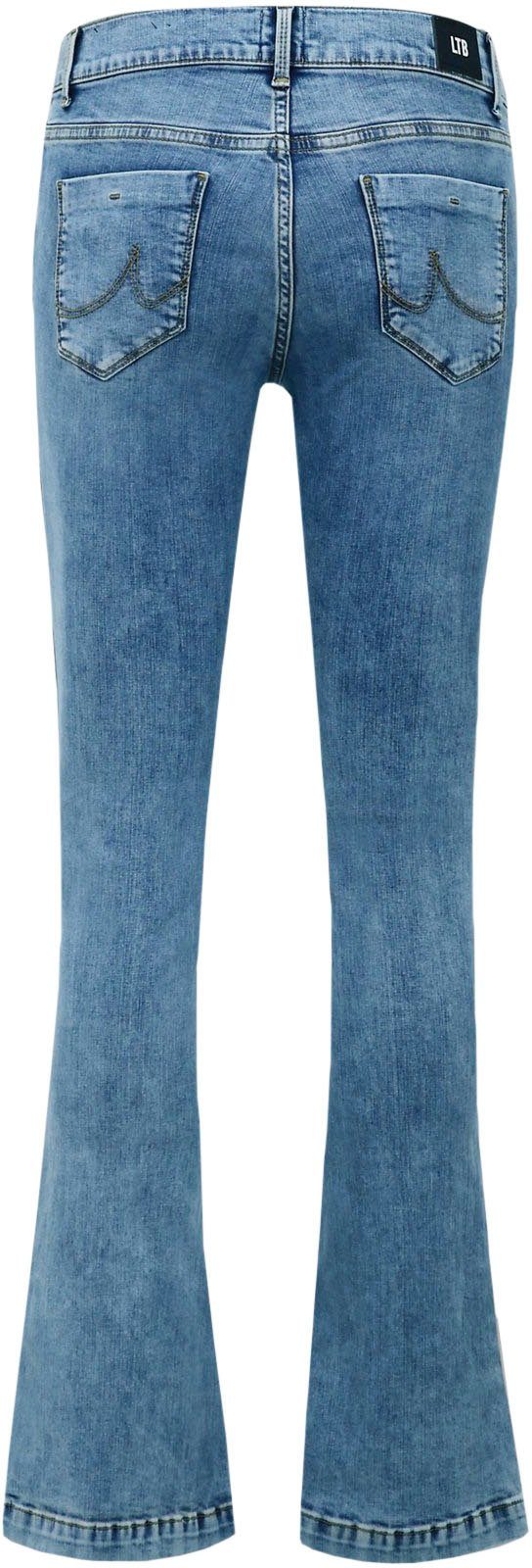 wash in ennio Bootcut-Jeans Fallon 5-Pocket-Form LTB