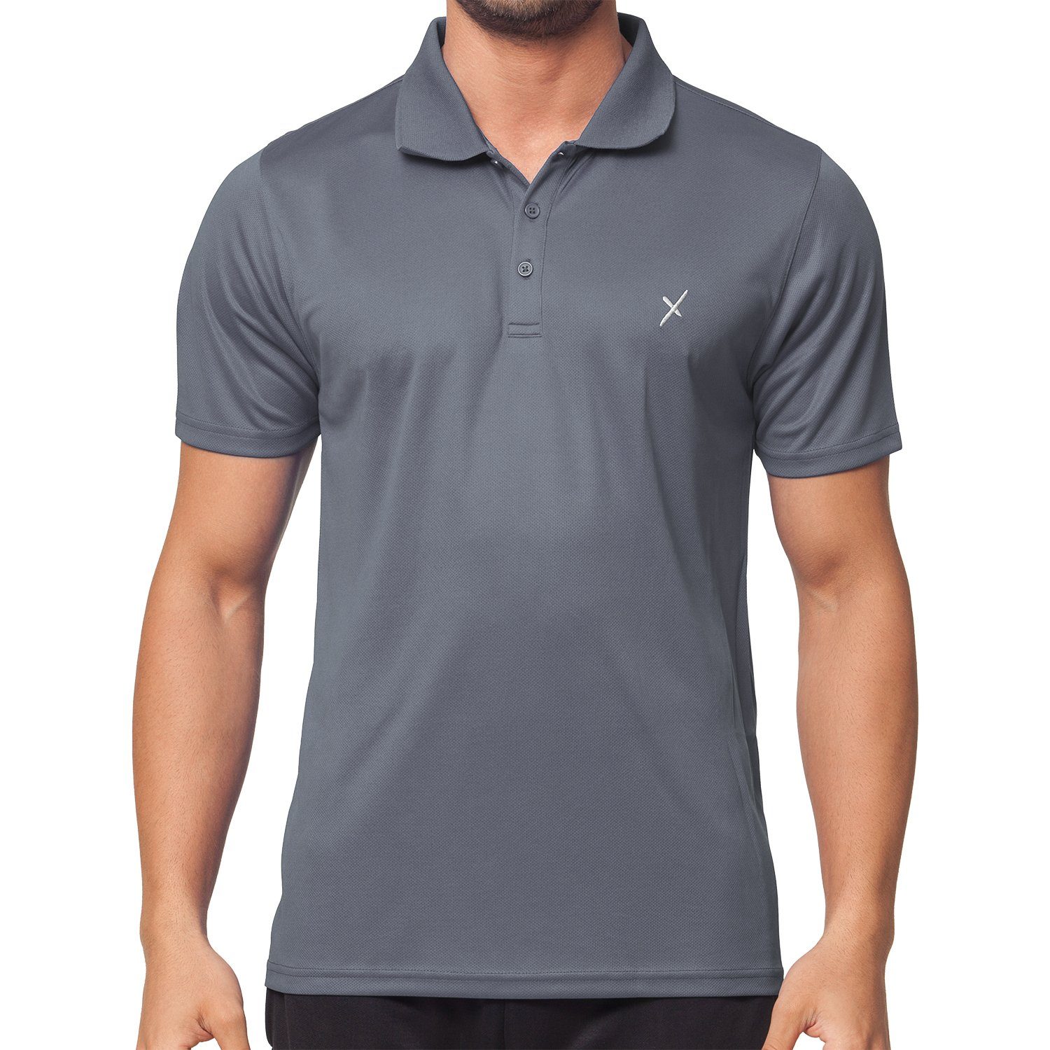 Trainingsshirt Herren Sport Fitness Polo-Shirt Sportswear Collection