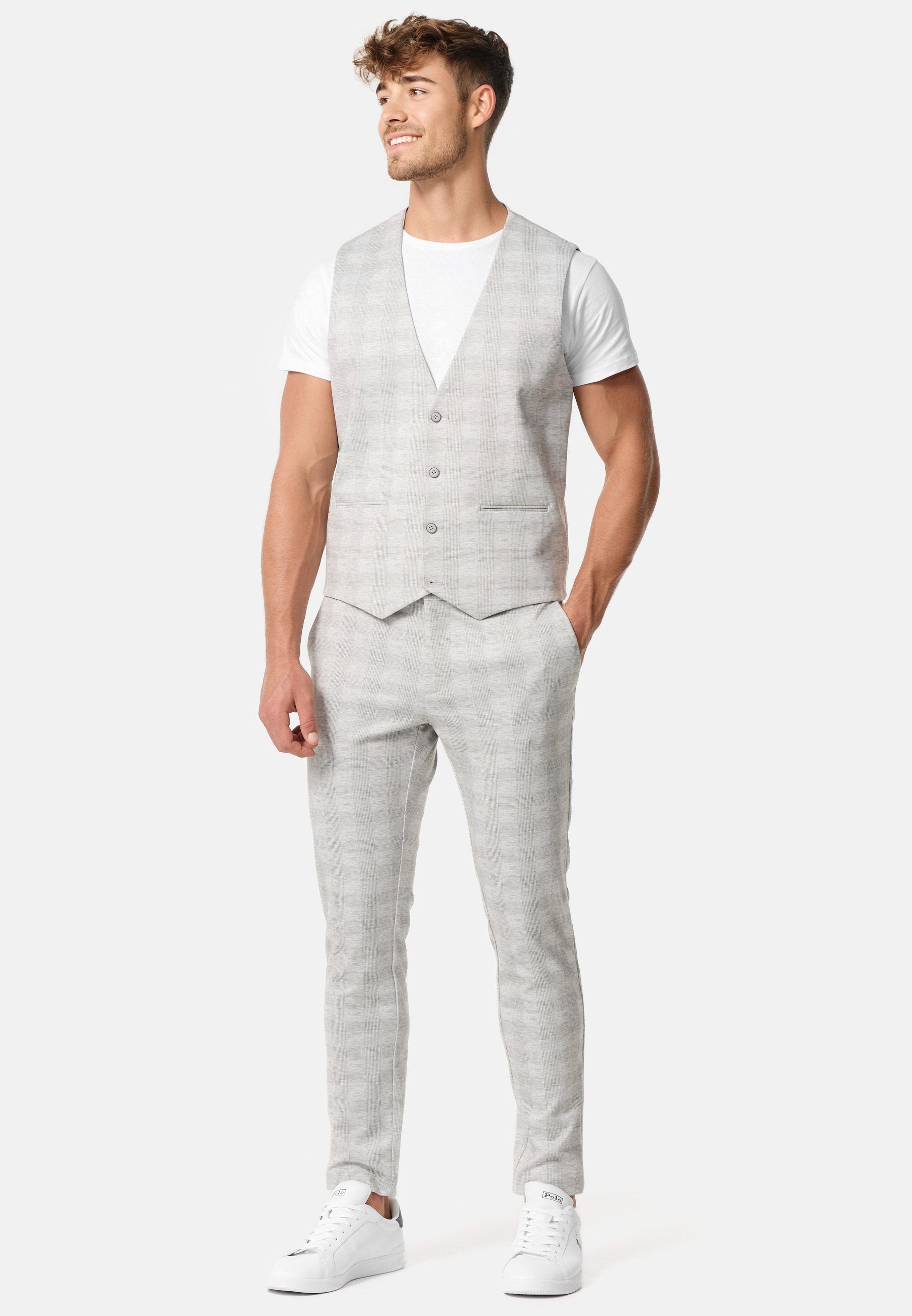 Jeff Anzughose JFLeo in 3 Farben erhältlich, kariert