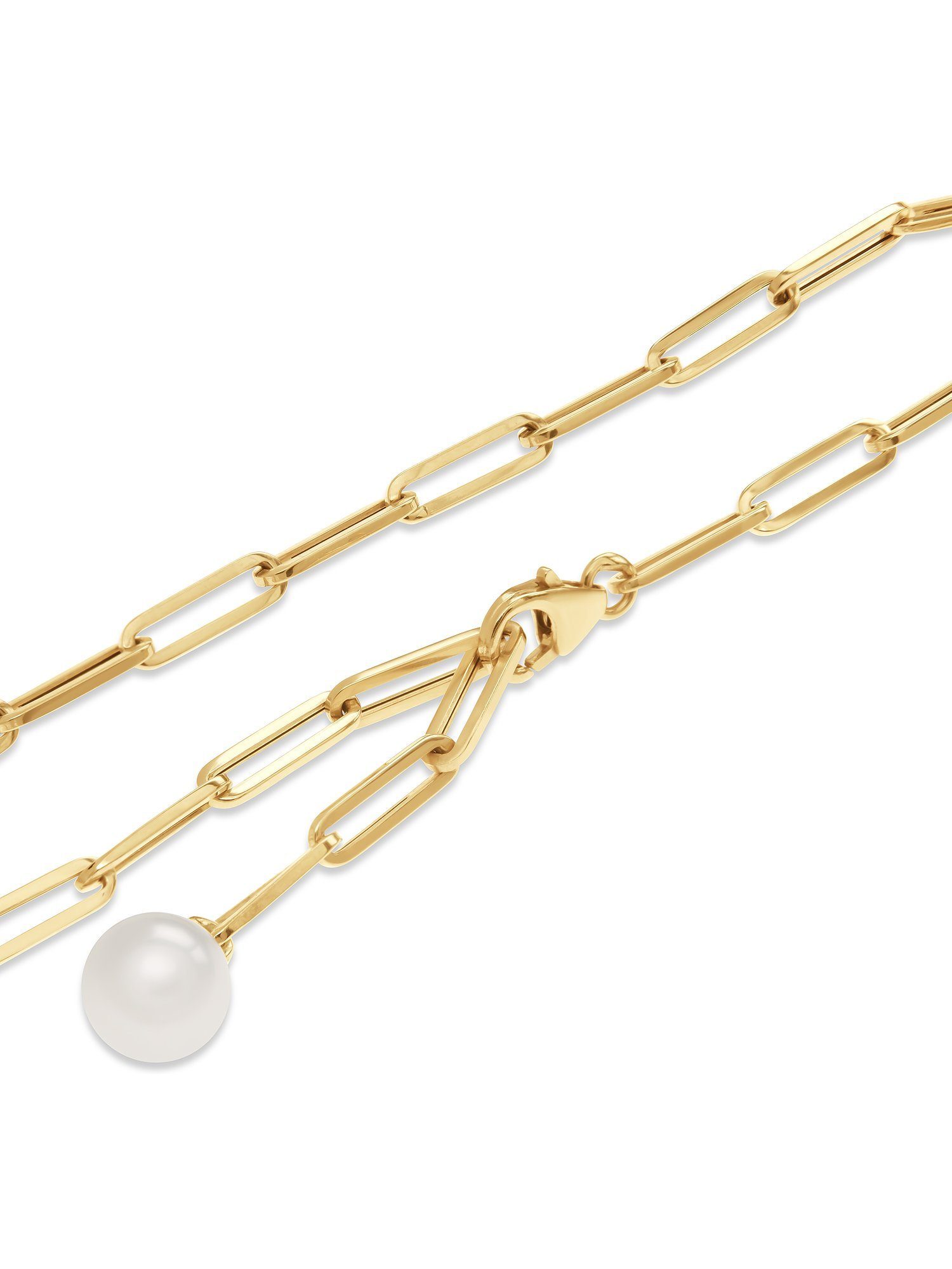 YAMOKO Armband YAMOKO Damen-Armband 585er Gelbgold Süßwasserperle günstig online kaufen