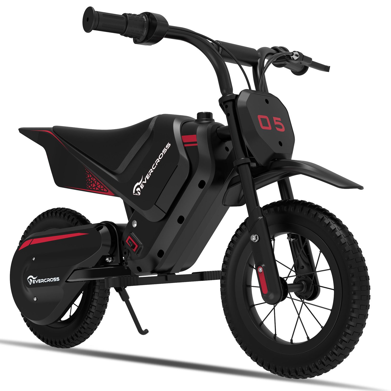 EVERCROSS TECH Elektro-Kindermotorrad Elektro Motorrad mit 150W Motor, 12 Zoll Luftreifen, 5,2AH, MAX 10KM Lange Reichweite, Elektromotorrad für Kinder