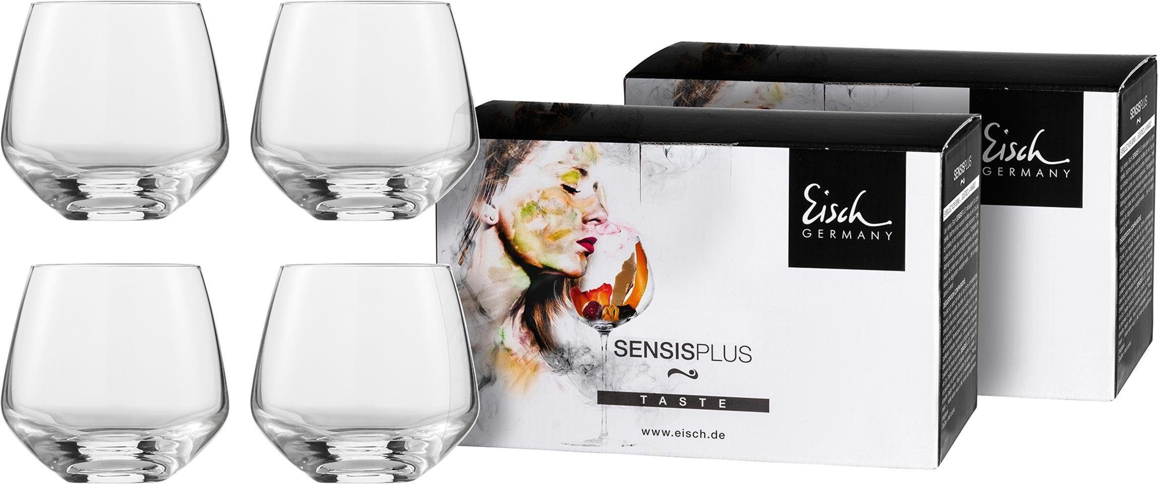 Eisch Germany Whiskyglas Sky SensisPlus, 4-tlg., Kristallglas, bleifrei, 390 ml, 4-teilig