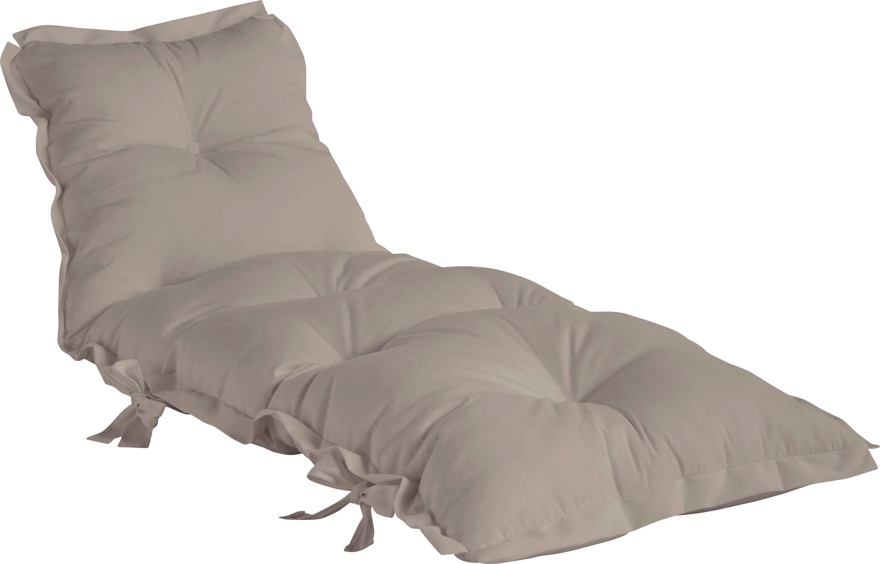 Karup Design Gartensessel SIT & SLEEP out™, Loungesessel, Sonnenliege, in Schlafplatz wandelbar (Liegefläche 80x200 cm), Outdoor geeignet, Schmutz- und Wasserabweisend, Made in Europe