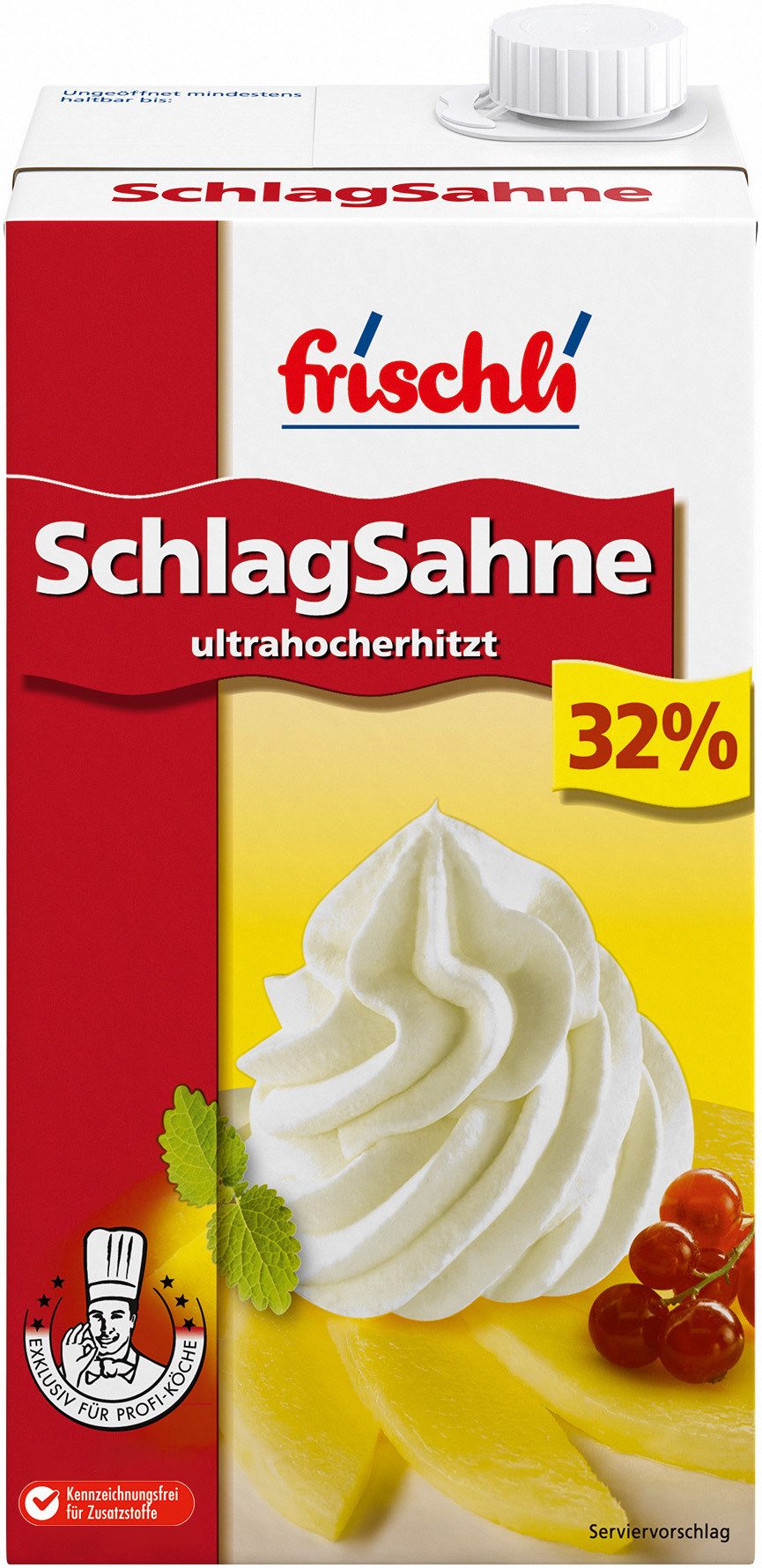 frischli Milch, Frischli H Schlagsahne perfektes Aufschlagvolumen mit Geschmack 1000g
