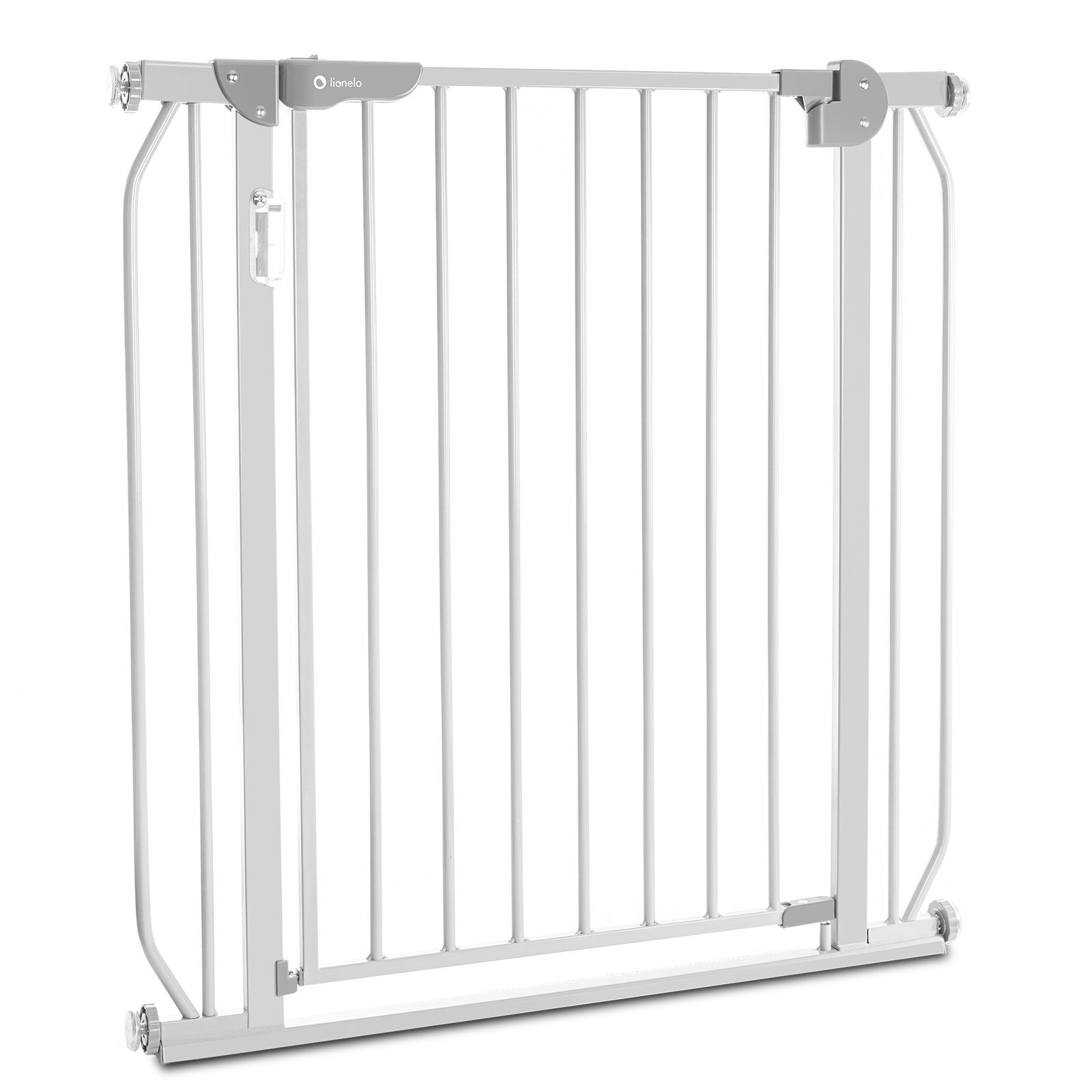 lionelo Türschutzgitter Truus Slim und Led (TOP),  ohne Bohren Metall 90° Stop beidseitig schwenkbar 75-105cm