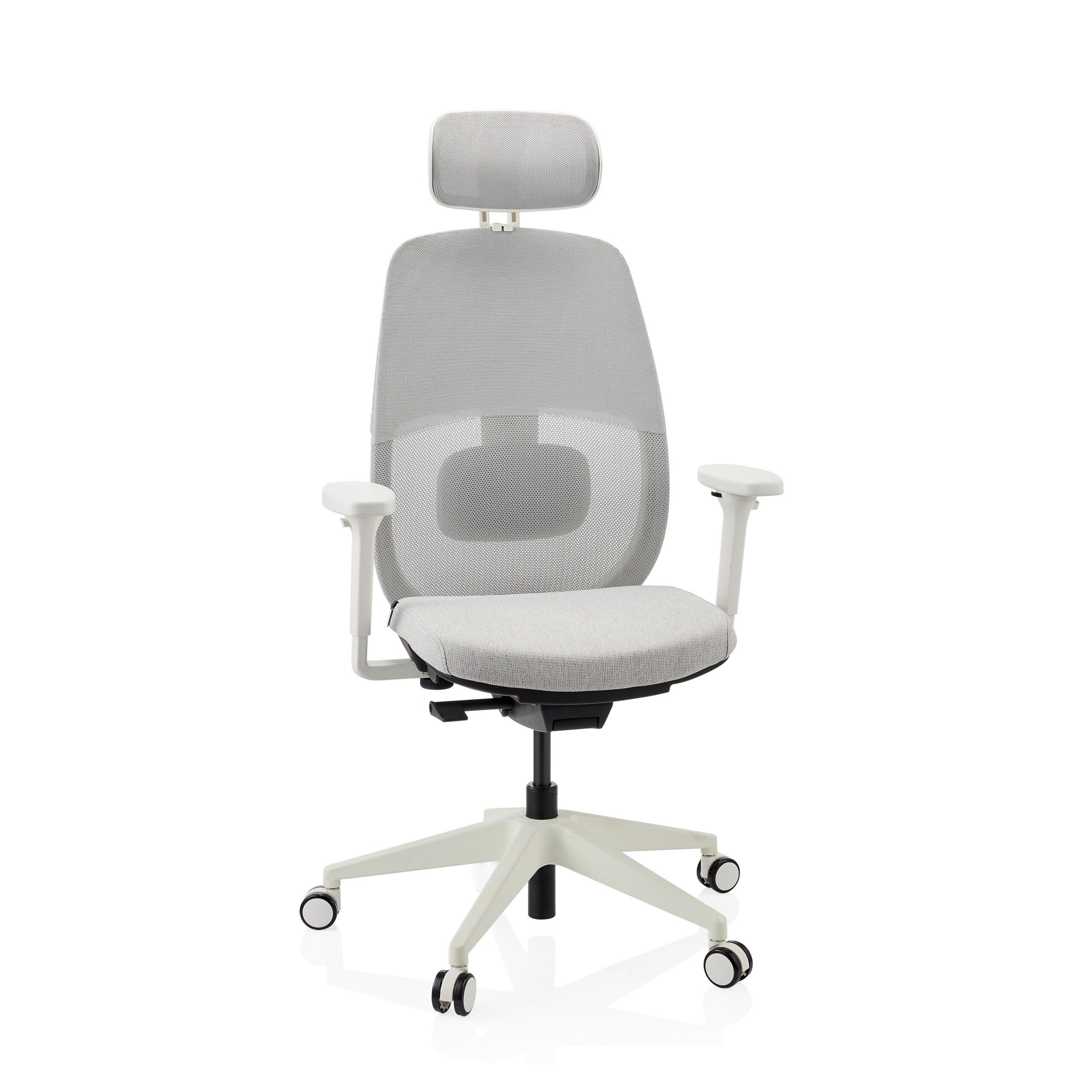hjh OFFICE Drehstuhl Profi Bürostuhl Skandis Pro Stoff / Netzstoff (1 St), Ergonomischer Chefsessel, Schreibtischstuhl höhenverstellbar