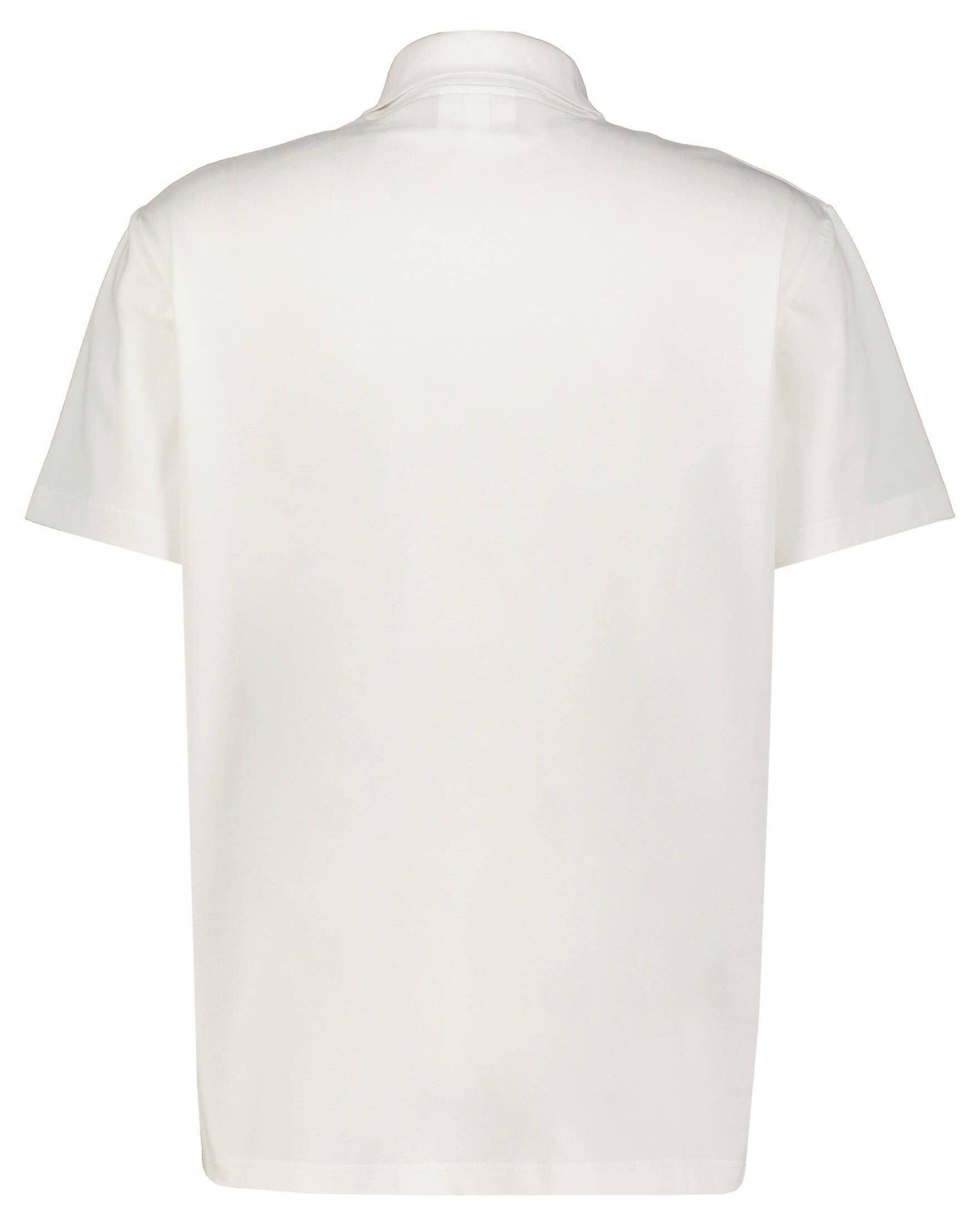Fit (10) Poloshirt weiss Lacoste Poloshirt (1-tlg) Herren Regular Kurzarm
