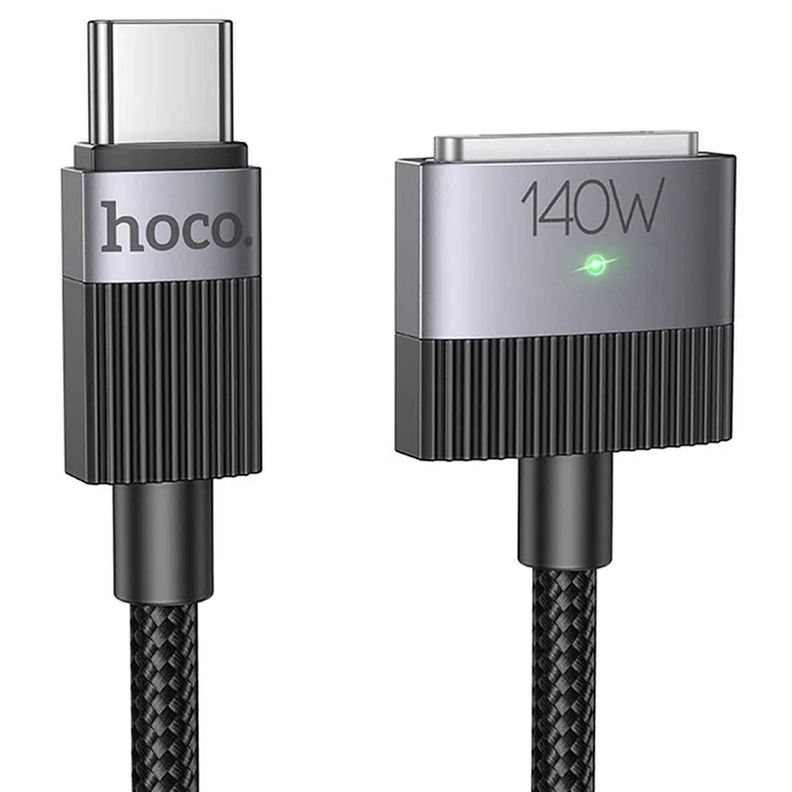 hoco. U141 - Typ-C auf Magsafe 3 magnetisches Ladekabel, MagSafe 3, USB Typ C (180 cm), Ladekabel für Apple MacBook Pro & Air USB C 140W Schnellladekabel 1.8m – Bild 2 von 5