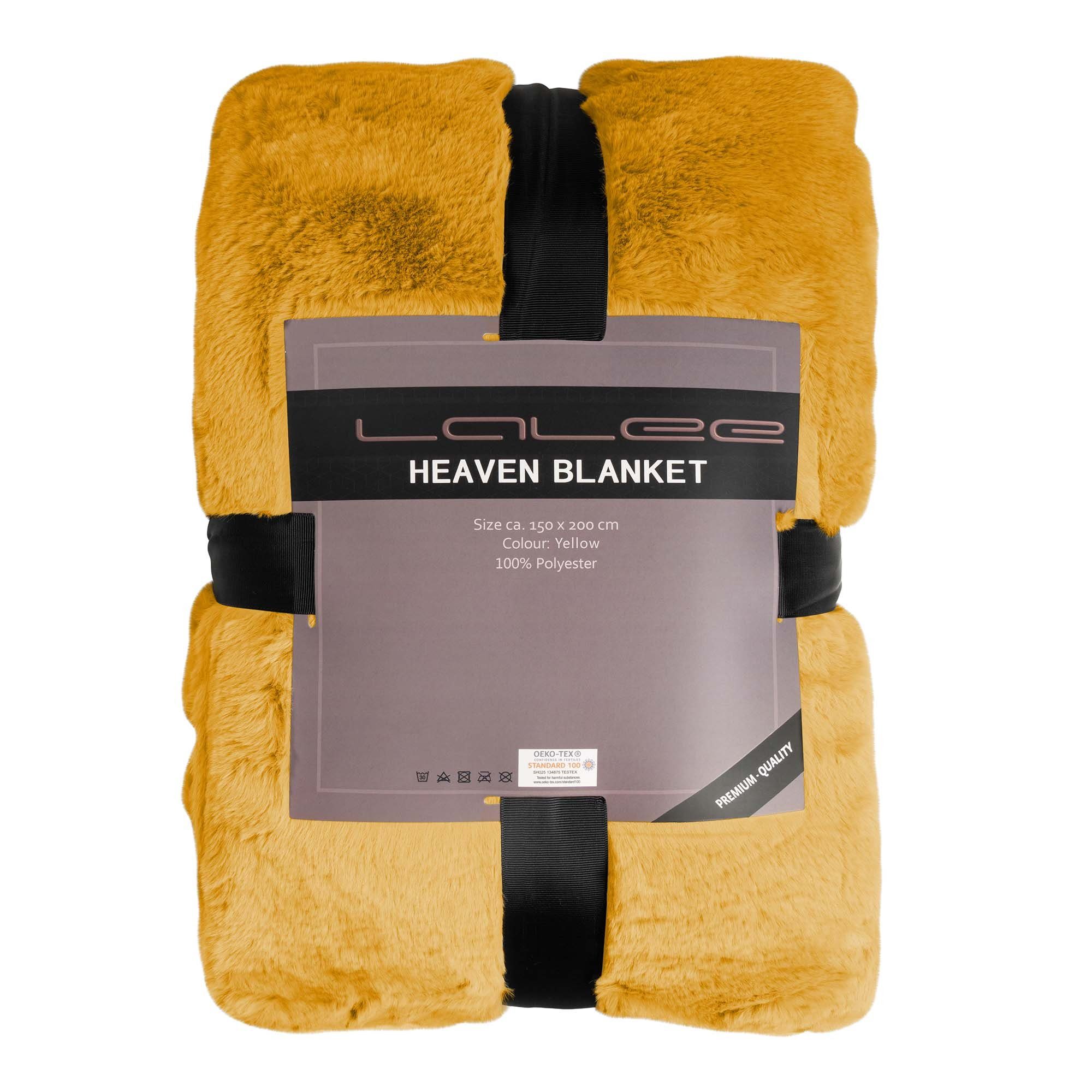 Wohndecke HEAVEN, GMD Living, flauschige Wohndecke in Felloptik, 150 x 200 günstig online kaufen