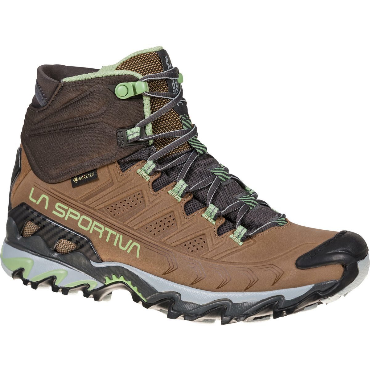 La Sportiva Ultra Raptor II Mid Leather Woman GTX Hikingschuh Wasserdichter und atmungsaktiver Wanderschuh aus Leder mit