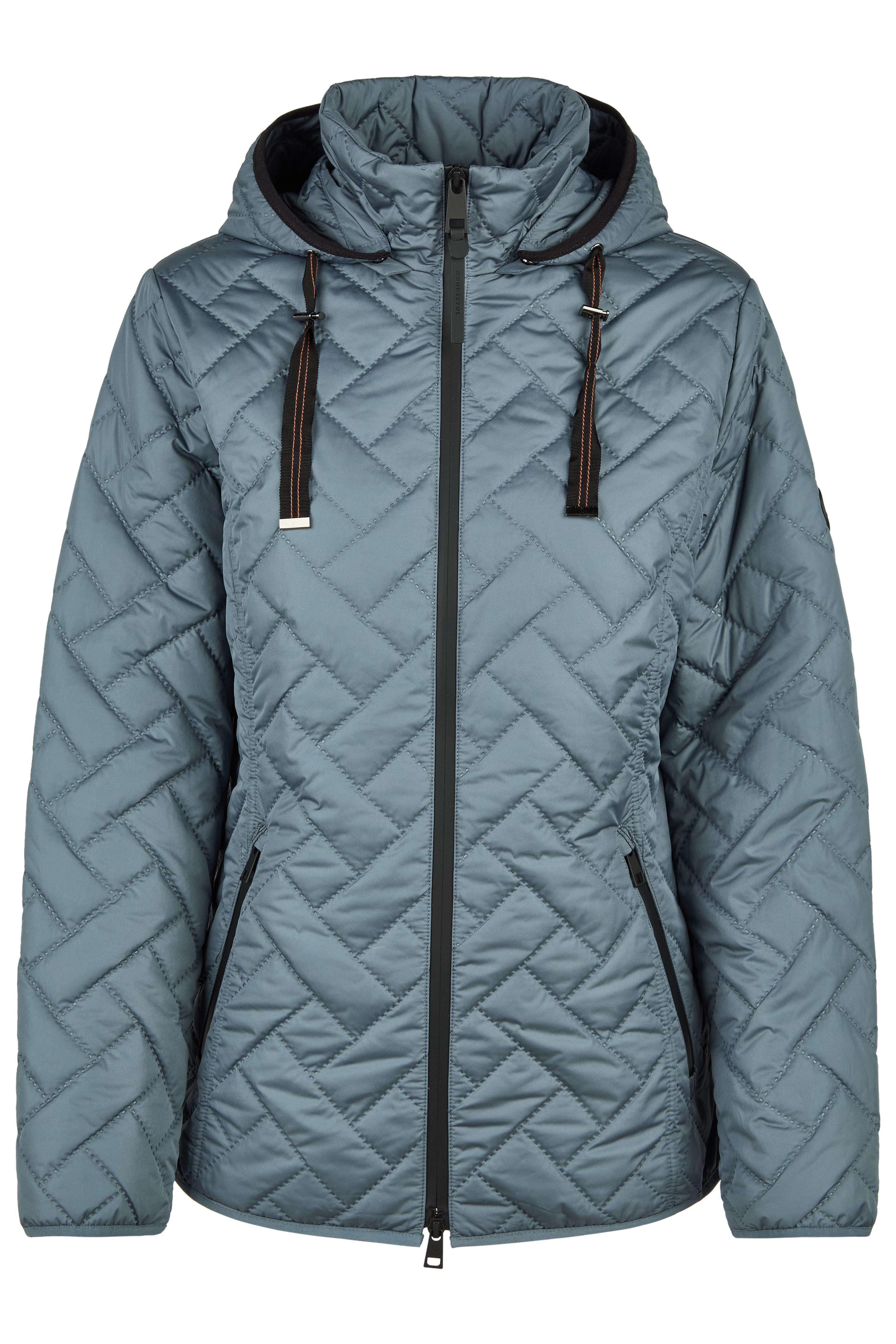 Barbara Lebek Anorak Sandwich-Steppjacke mit Kapuze