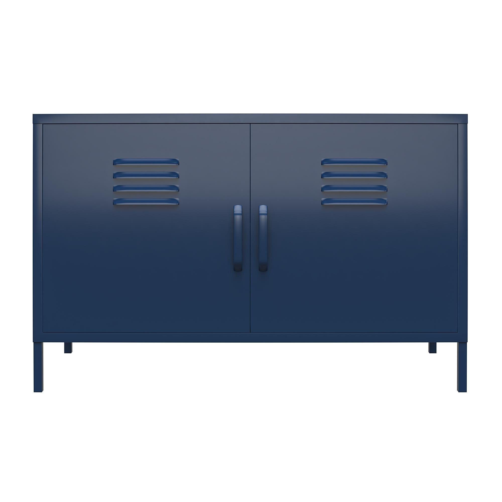 loft24 Sideboard Bradford, Spint Schrank aus Metalll mit 2 Türen günstig online kaufen